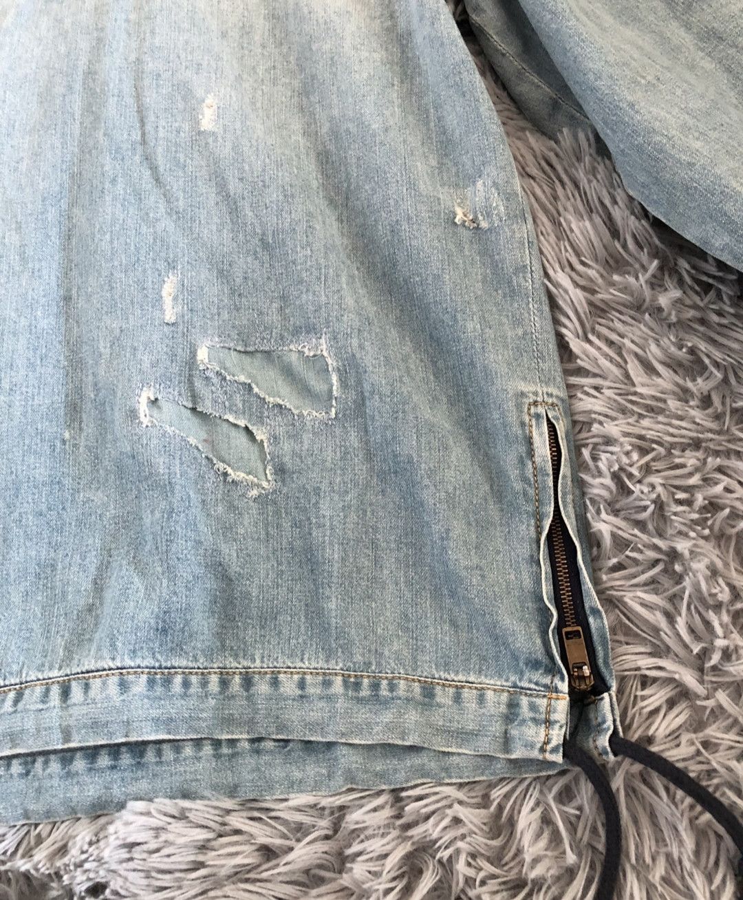 Saint Laurent Denim Hoodie