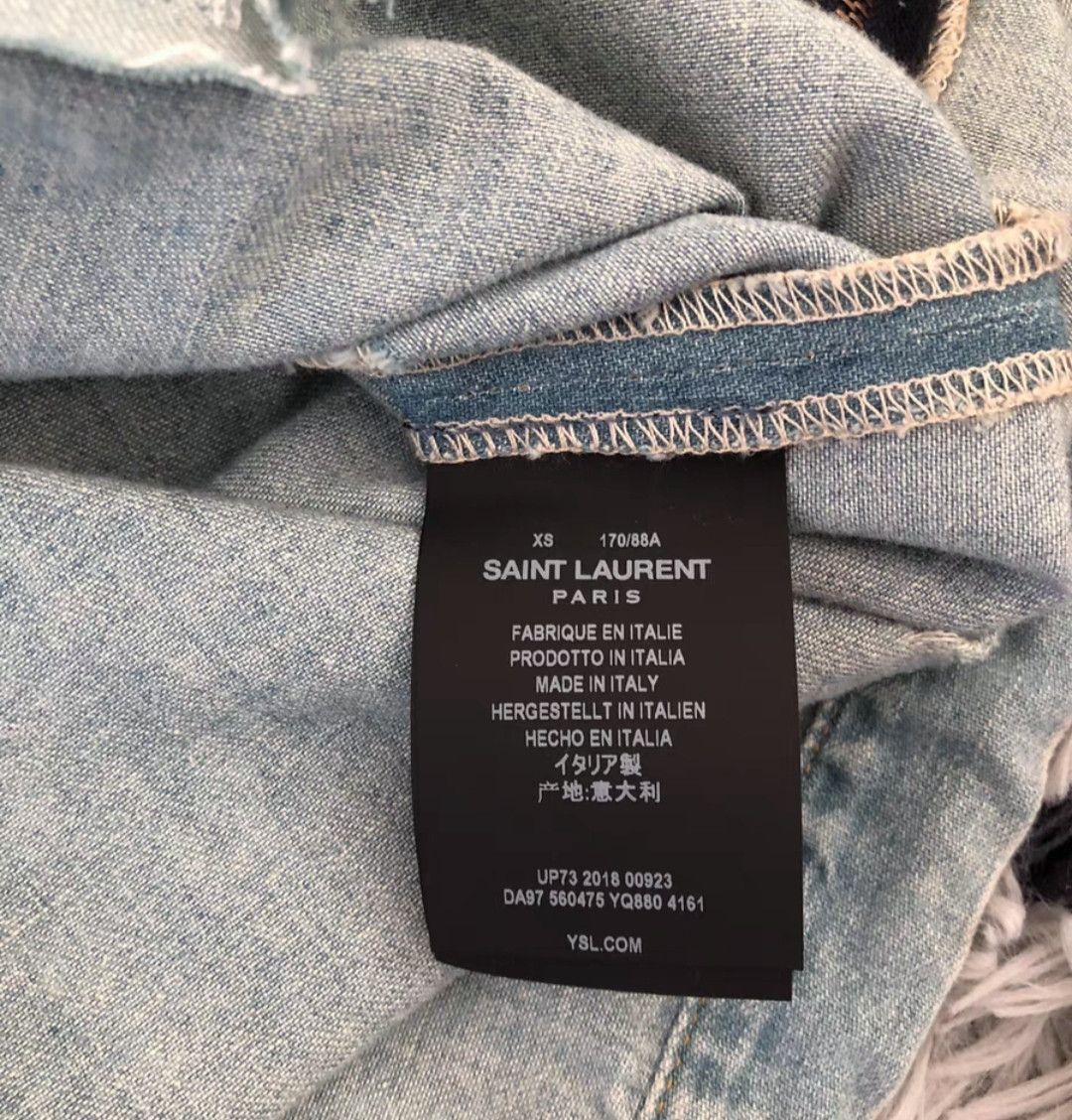Saint Laurent Denim Hoodie