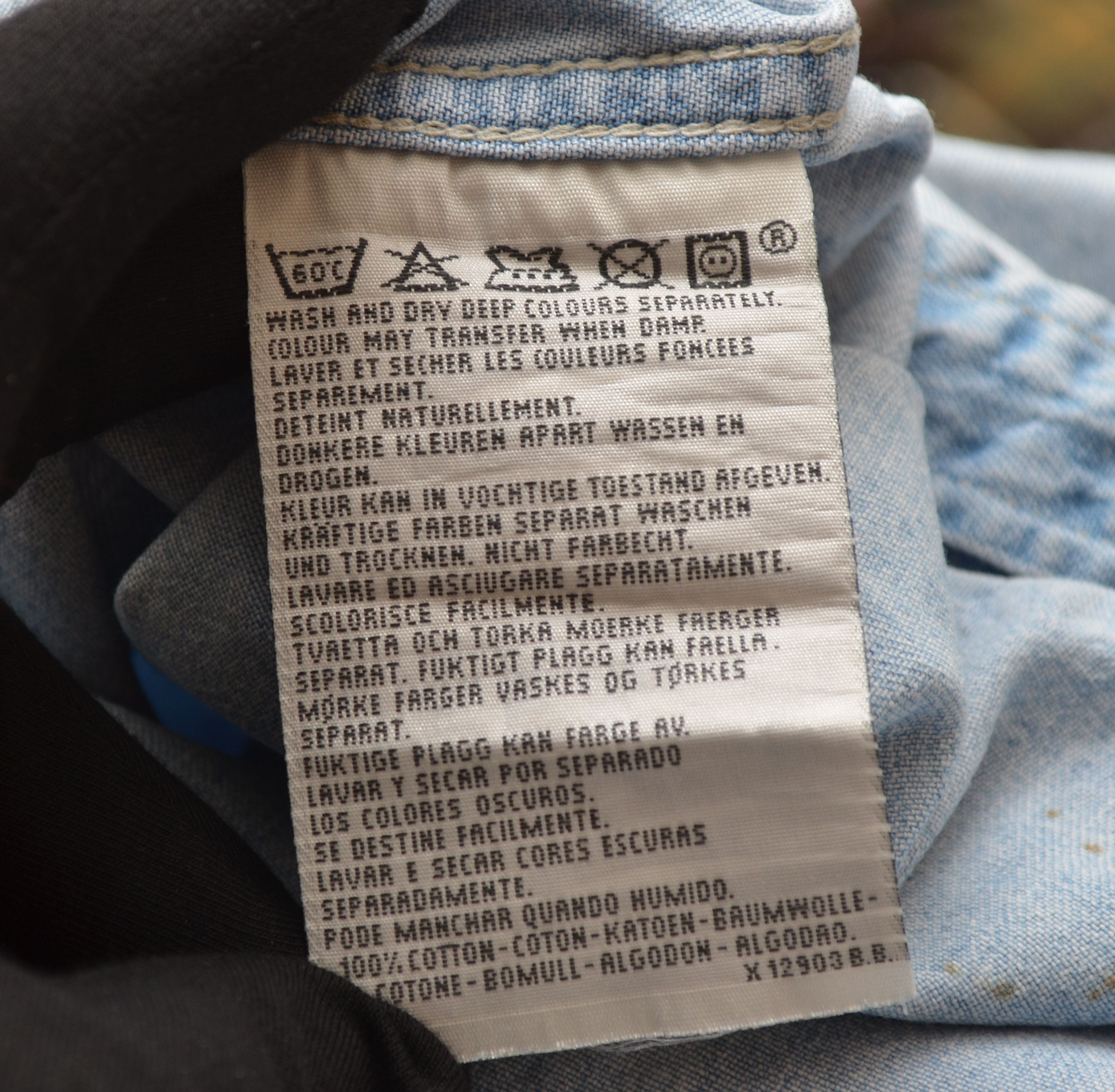 Levi's × Levi's Vintage Clothing × Vintage Levis Vintage Denim Western Blue Shirt Size L Rare Size US L / EU 52-54 / 3 - 15 Thumbnail
