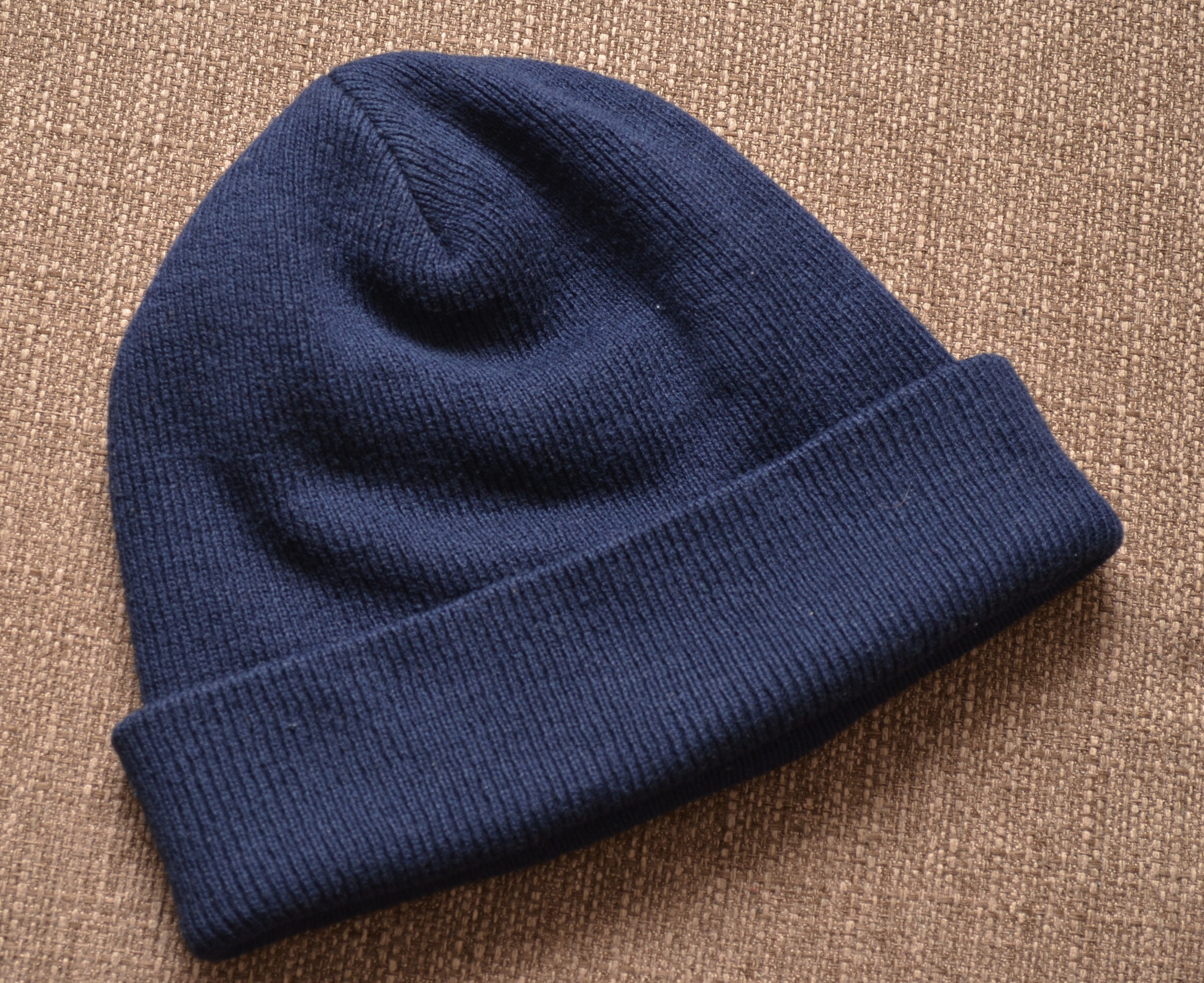 Nike × Vintage Vintage 90s Navy Nike Big Swoosh Hat y2k RARE Size ONE SIZE - 3 Thumbnail