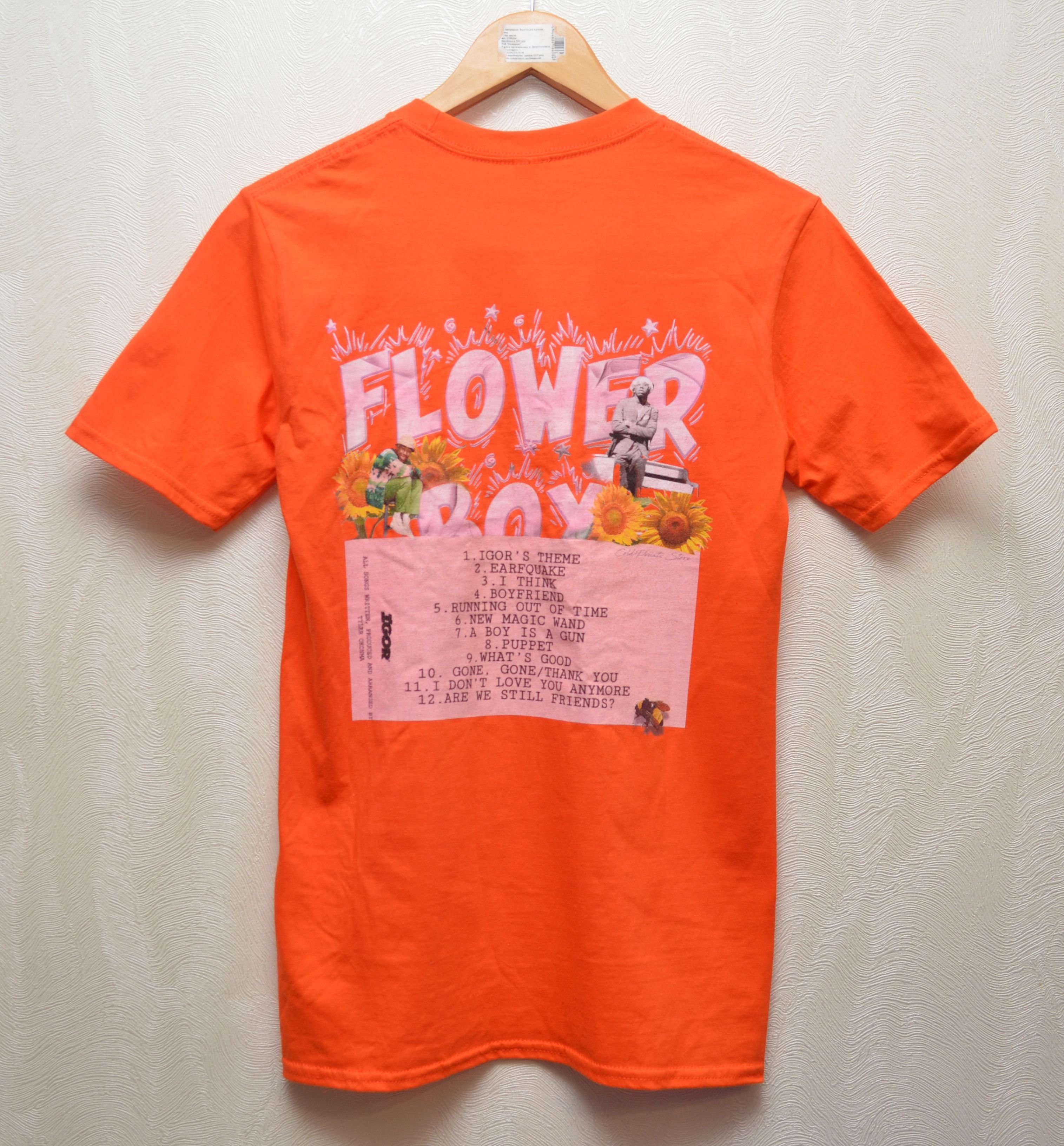 Golf Wang × Golf le Fleur × Tyler The Creator Tyler the creator Flower Boy IGOR T Shirt Orange Size US XS / EU 42 / 0 - 4 Thumbnail