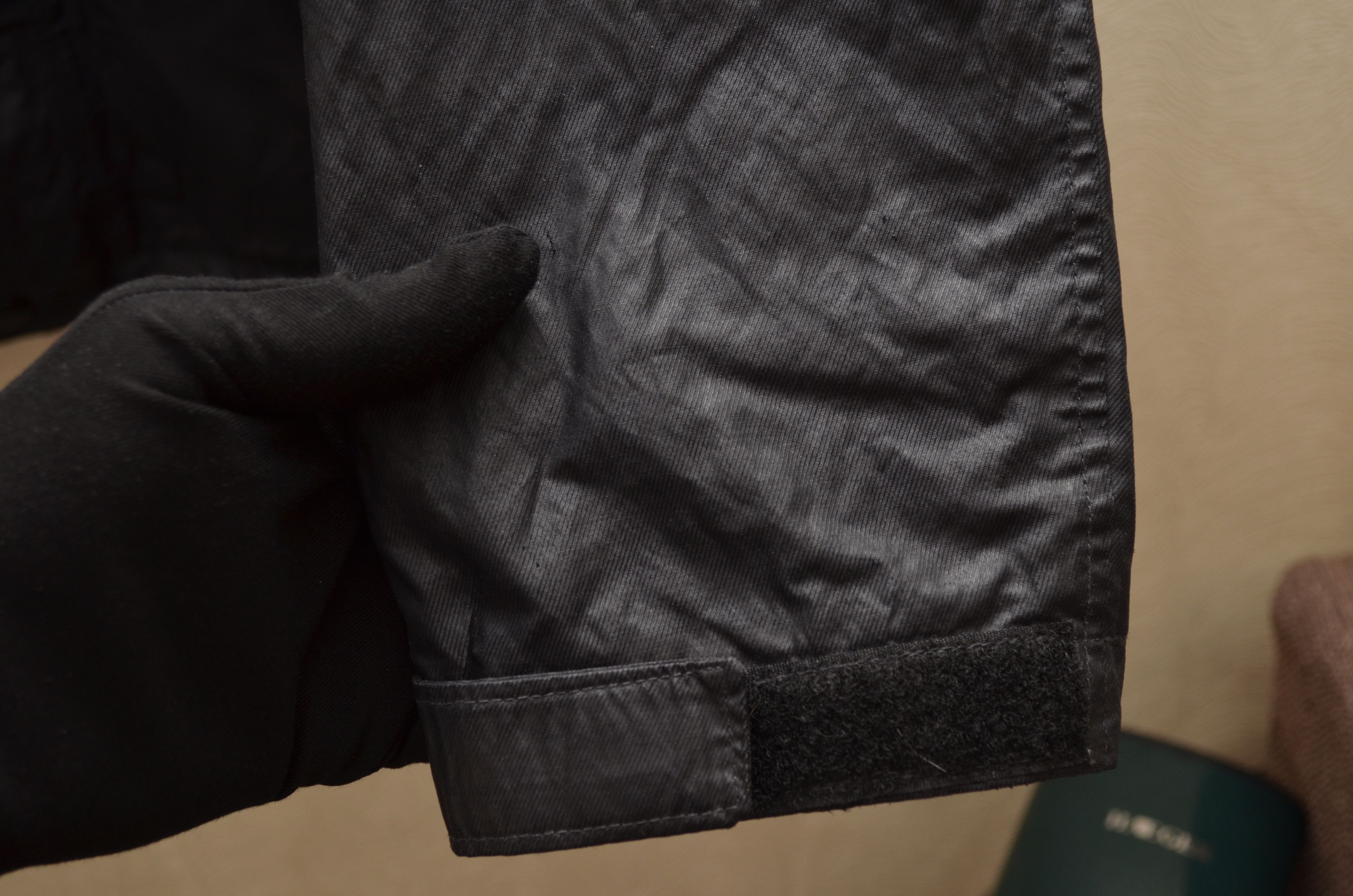 Allsaints × Vintage Allsaints Birdik Wax Coated Hooded Jacket Black sz L Size US L / EU 52-54 / 3 - 7 Thumbnail