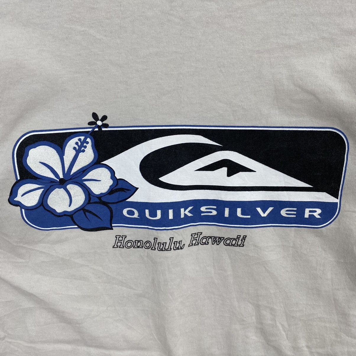 Quicksilver Vintage 90s QUIKSILVER HONOLULU HAWAII Surf Print Beige Size US S / EU 44-46 / 1 - 2 Thumbnail