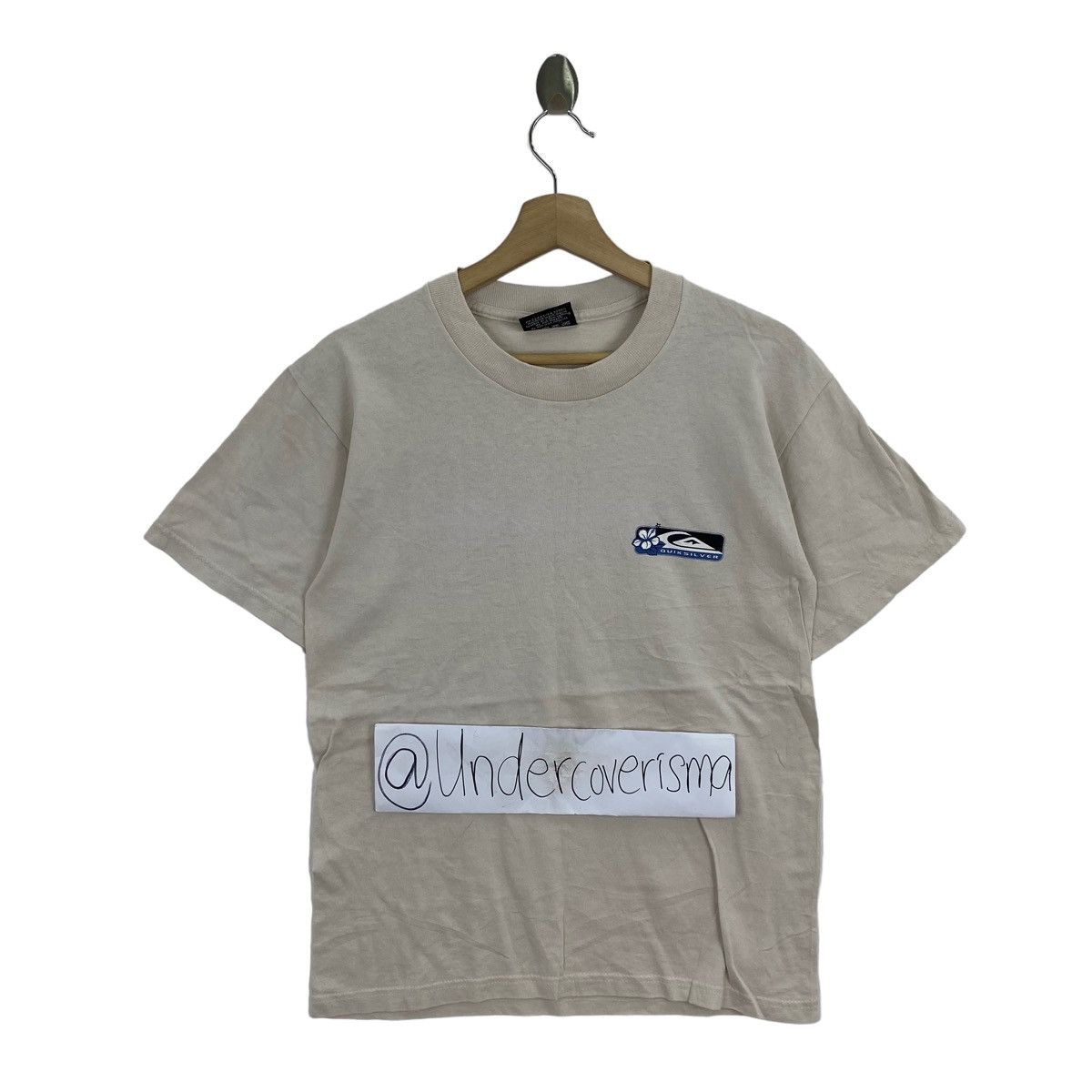 Quicksilver Vintage 90s QUIKSILVER HONOLULU HAWAII Surf Print Beige Size US S / EU 44-46 / 1 - 3 Thumbnail