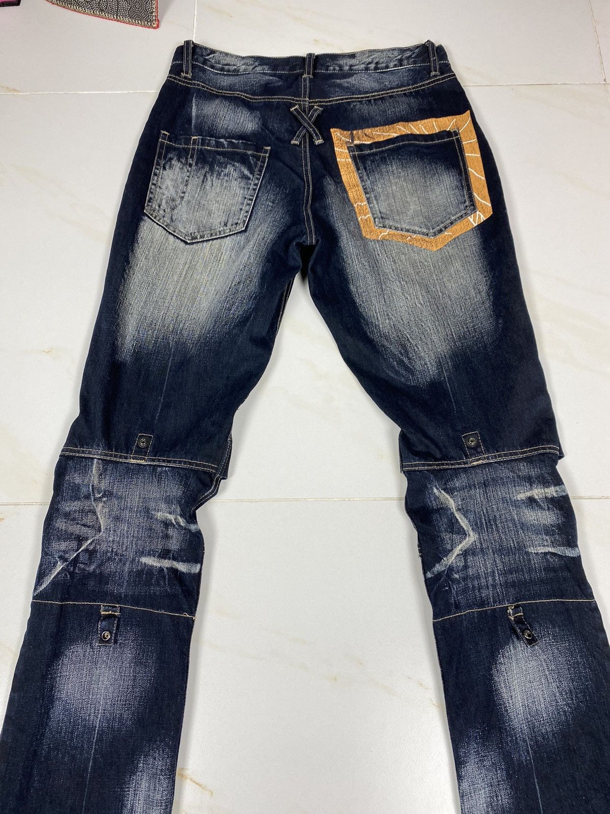 PPFM PPFM Bondage Cargo Jeans. S068 Size US 32 / EU 48 - 14 Thumbnail