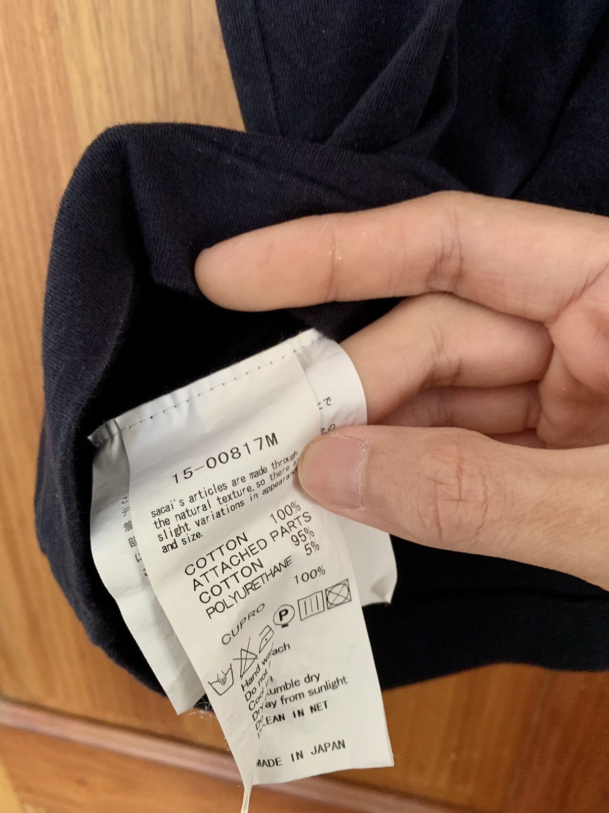 Sacai Crew Neck Cut and Sew T-Shirt Size US M / EU 48-50 / 2 - 9 Thumbnail
