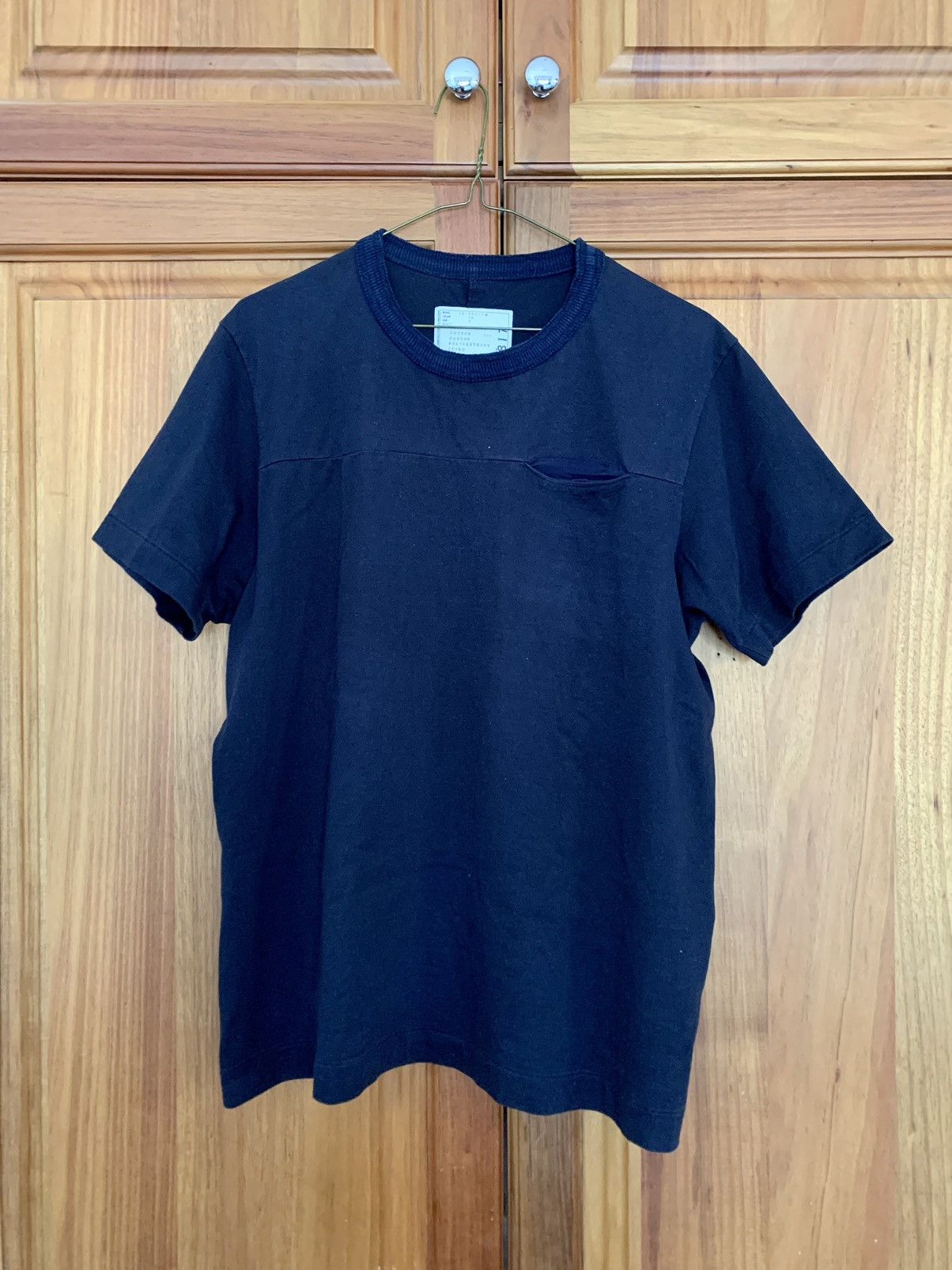 Sacai Crew Neck Cut and Sew T-Shirt Size US M / EU 48-50 / 2 - 1 Thumbnail