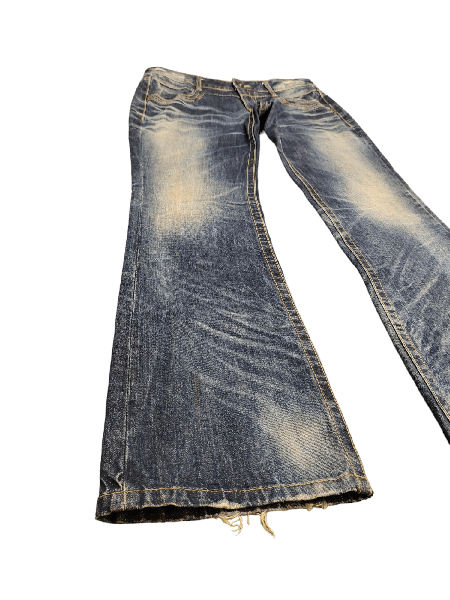 Le Grande Bleu (L.G.B.) Flare Jeans Lolita Clawmark Boot cut Jeans Yoshitomo Nara Size US 35 - 8 Thumbnail
