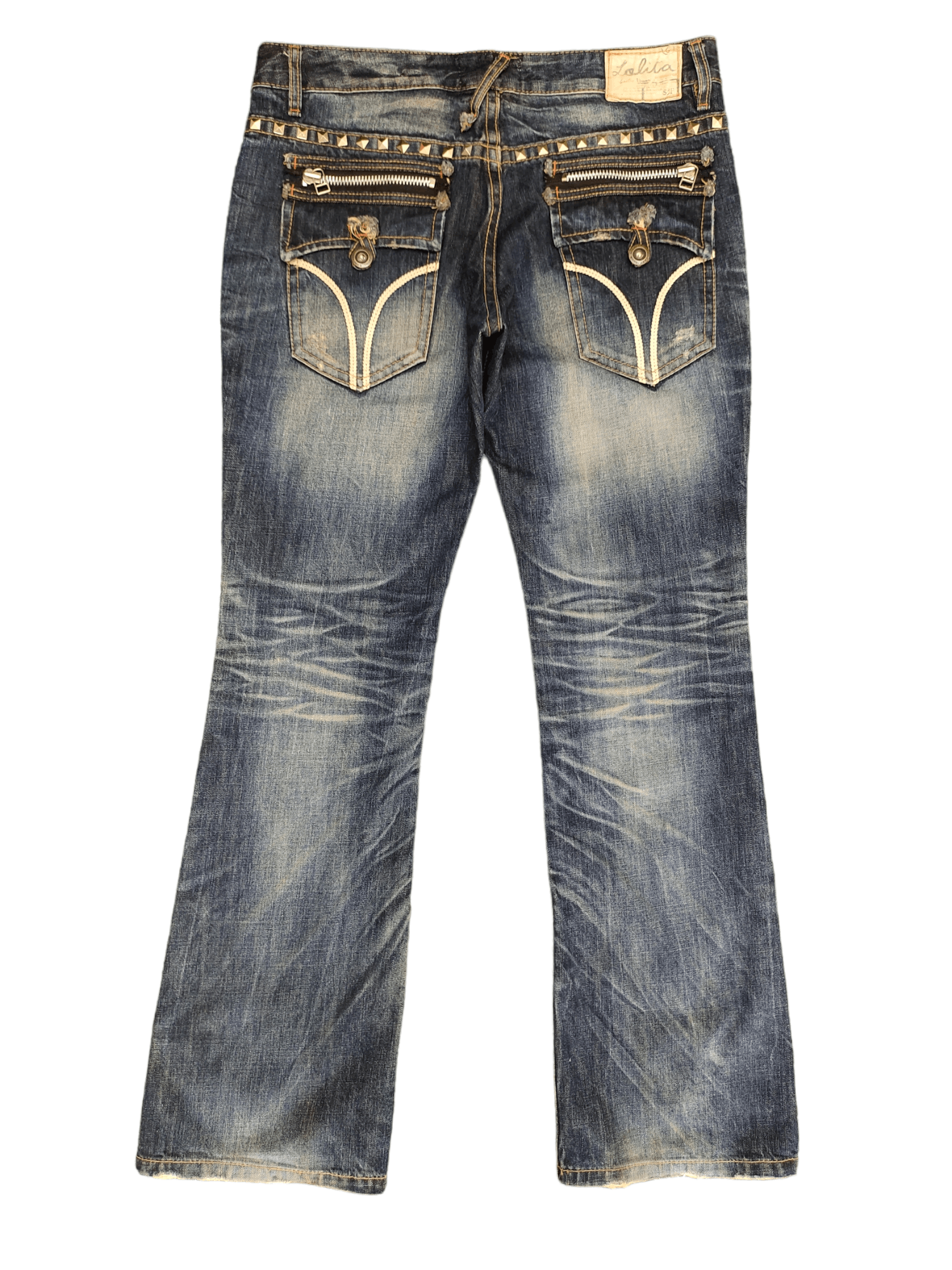 Le Grande Bleu (L.G.B.) Flare Jeans Lolita Clawmark Boot cut Jeans Yoshitomo Nara Size US 35 - 1 Thumbnail