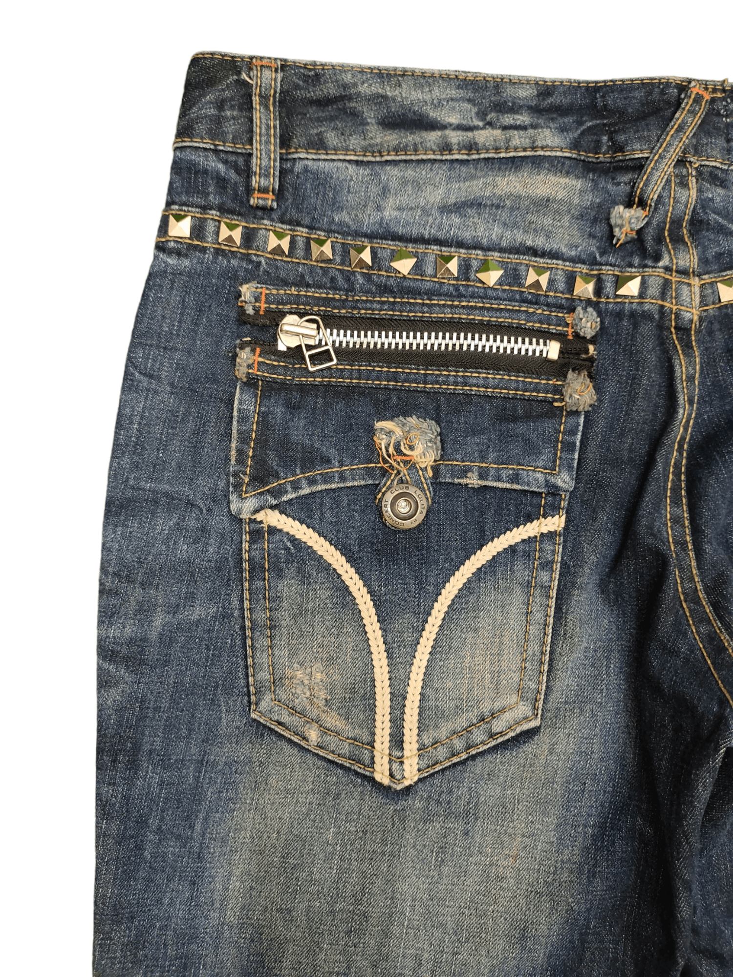Le Grande Bleu (L.G.B.) Flare Jeans Lolita Clawmark Boot cut Jeans Yoshitomo Nara Size US 35 - 21 Thumbnail