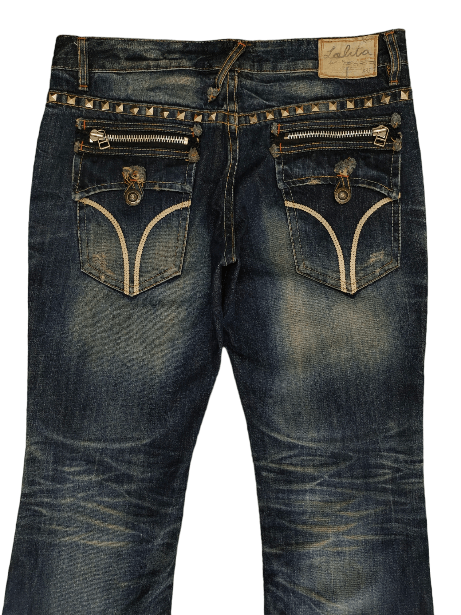 Le Grande Bleu (L.G.B.) Flare Jeans Lolita Clawmark Boot cut Jeans Yoshitomo Nara Size US 35 - 15 Thumbnail
