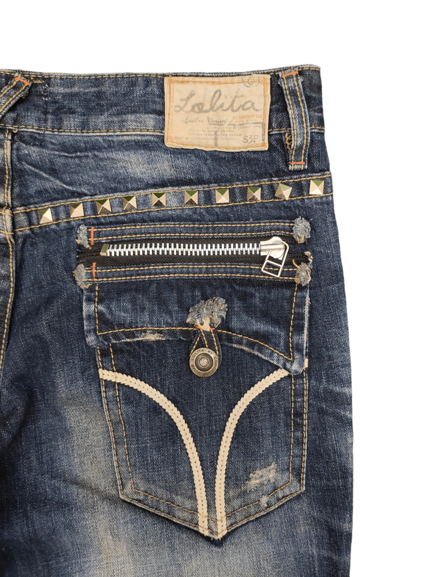 Le Grande Bleu (L.G.B.) Flare Jeans Lolita Clawmark Boot cut Jeans Yoshitomo Nara Size US 35 - 20 Thumbnail