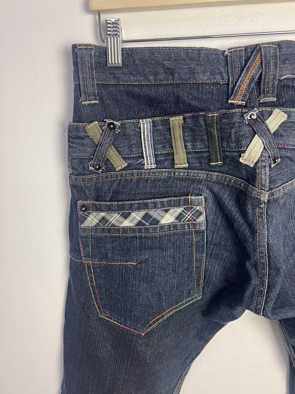 Japanese Brand × Vintage Vintage Double Waist Design by Dominate Handcrafted Size US 34 / EU 50 - 4 Thumbnail