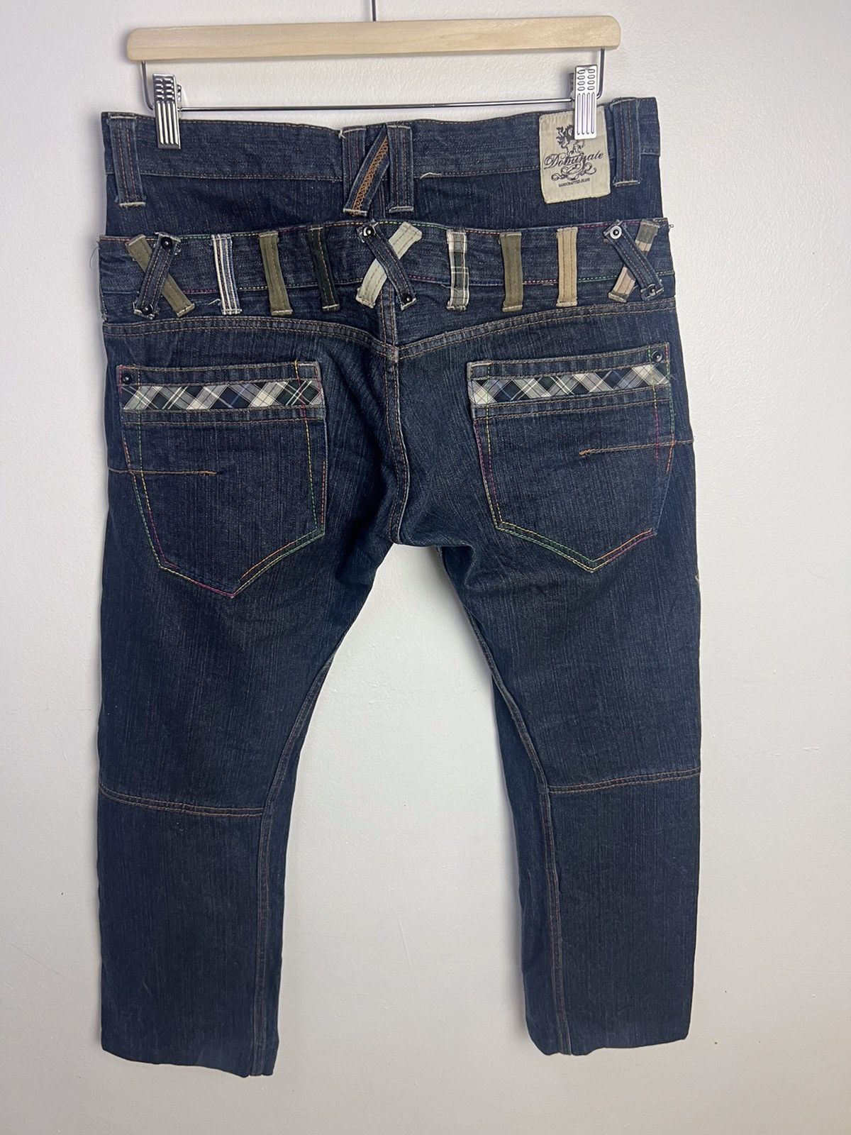 Japanese Brand × Vintage Vintage Double Waist Design by Dominate Handcrafted Size US 34 / EU 50 - 5 Thumbnail