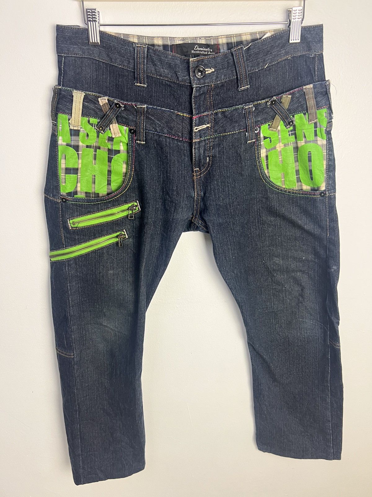 Japanese Brand × Vintage Vintage Double Waist Design by Dominate Handcrafted Size US 34 / EU 50 - 8 Thumbnail