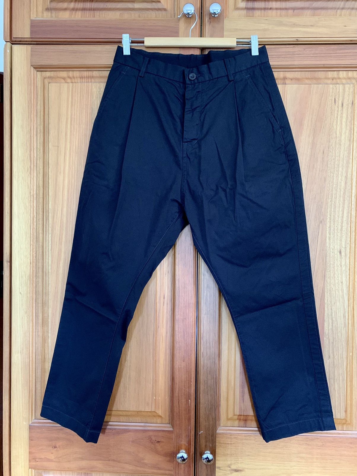 Sacai Garment Dyed Pleated Pants Size US 32 / EU 48 - 1 Thumbnail