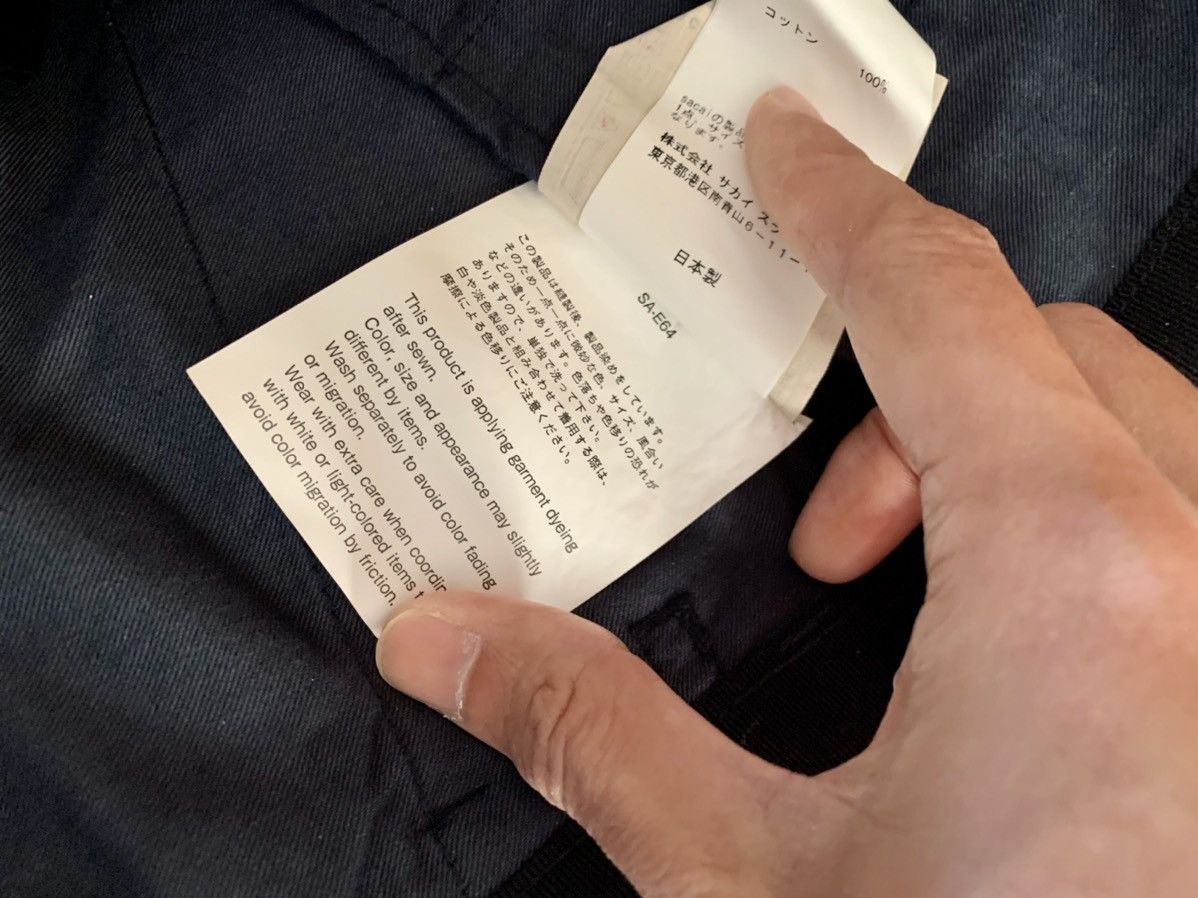Sacai Garment Dyed Pleated Pants Size US 32 / EU 48 - 12 Thumbnail