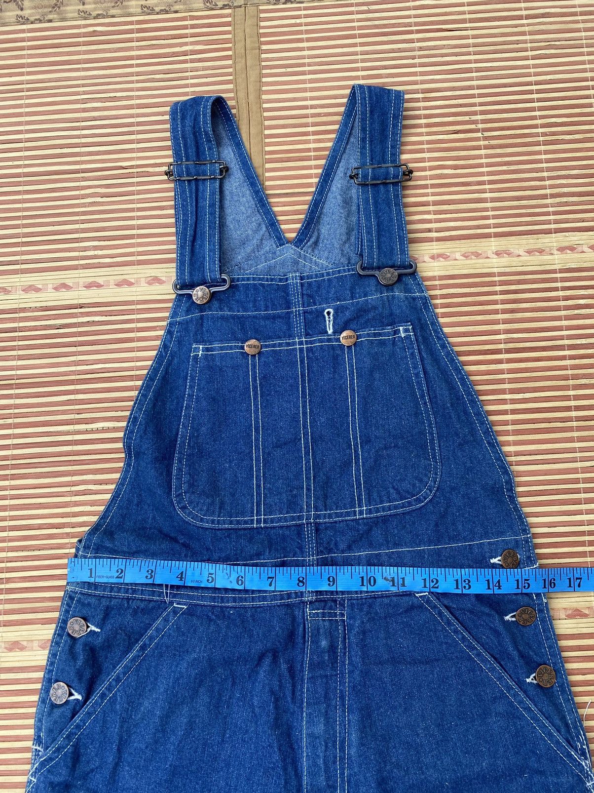 Vintage Vintage Vicerer Denim Overalls Size US 29 - 4 Thumbnail