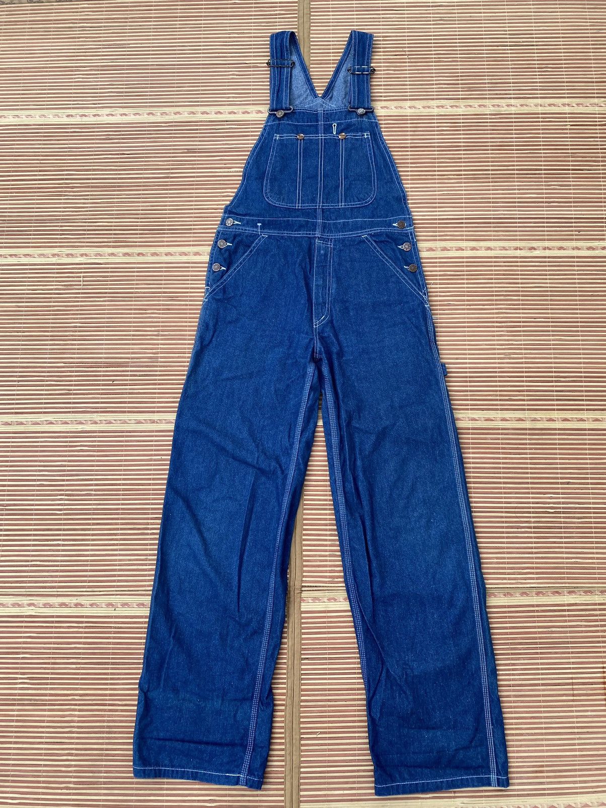 Vintage Vintage Vicerer Denim Overalls Size US 29 - 1 Thumbnail