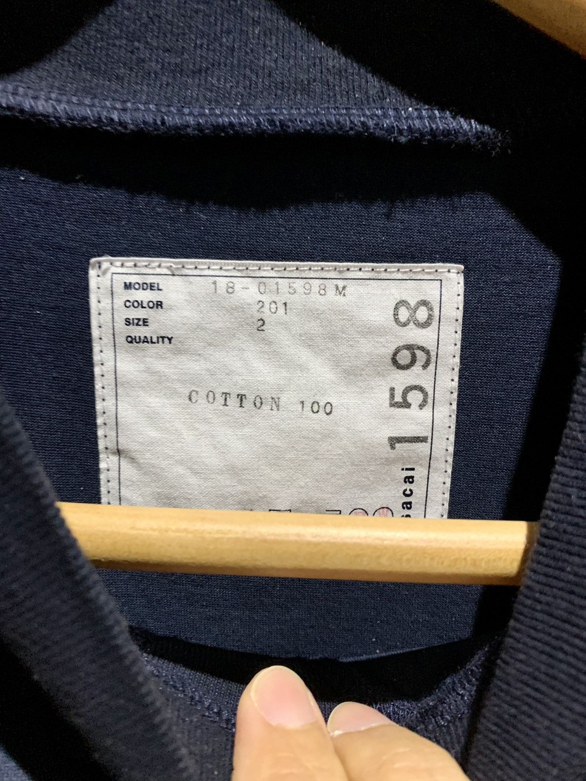 Sacai Mock Neck T-Shirt Size US M / EU 48-50 / 2 - 7 Thumbnail