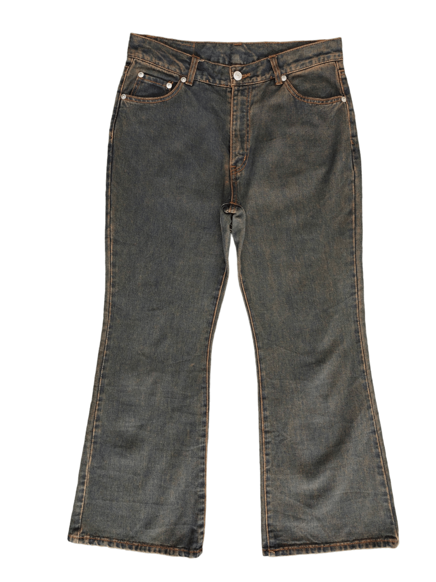 Hysteric Glamour Flare Jeans Daily Topics Boot Cut Denim Jeans Size US 29 - 1 Thumbnail