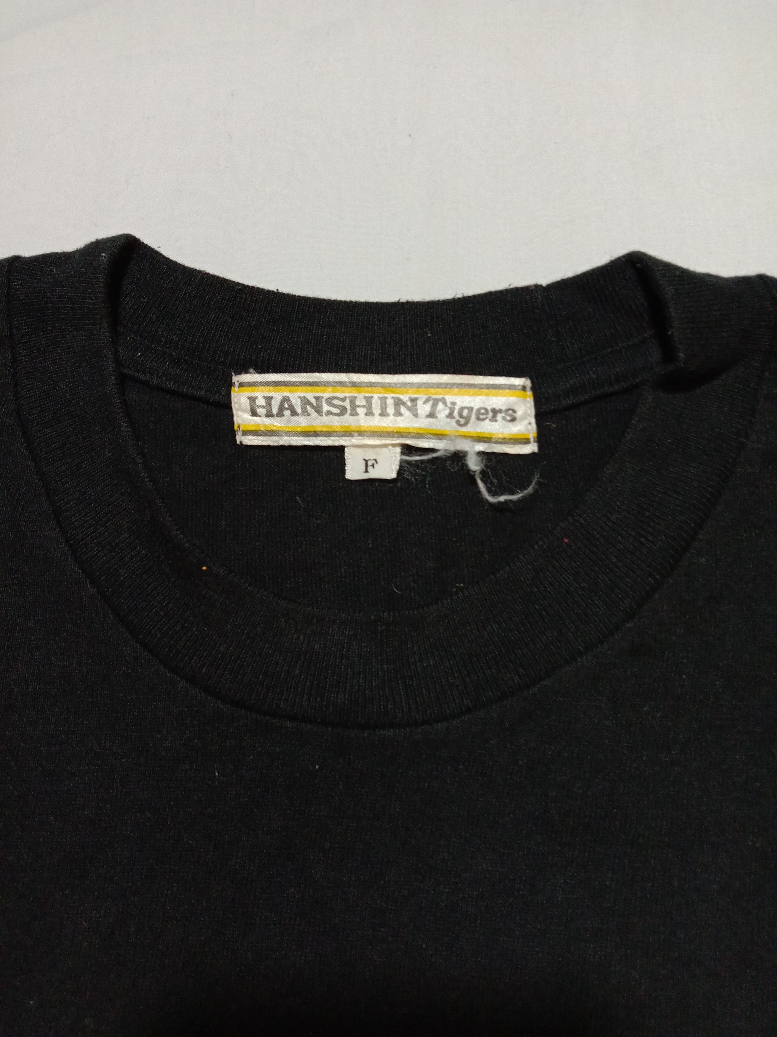 MLB Vintage MLB NPB Hanshin Tigers X Imaoka 7 Black Tee Size US L / EU 52-54 / 3 - 6 Thumbnail