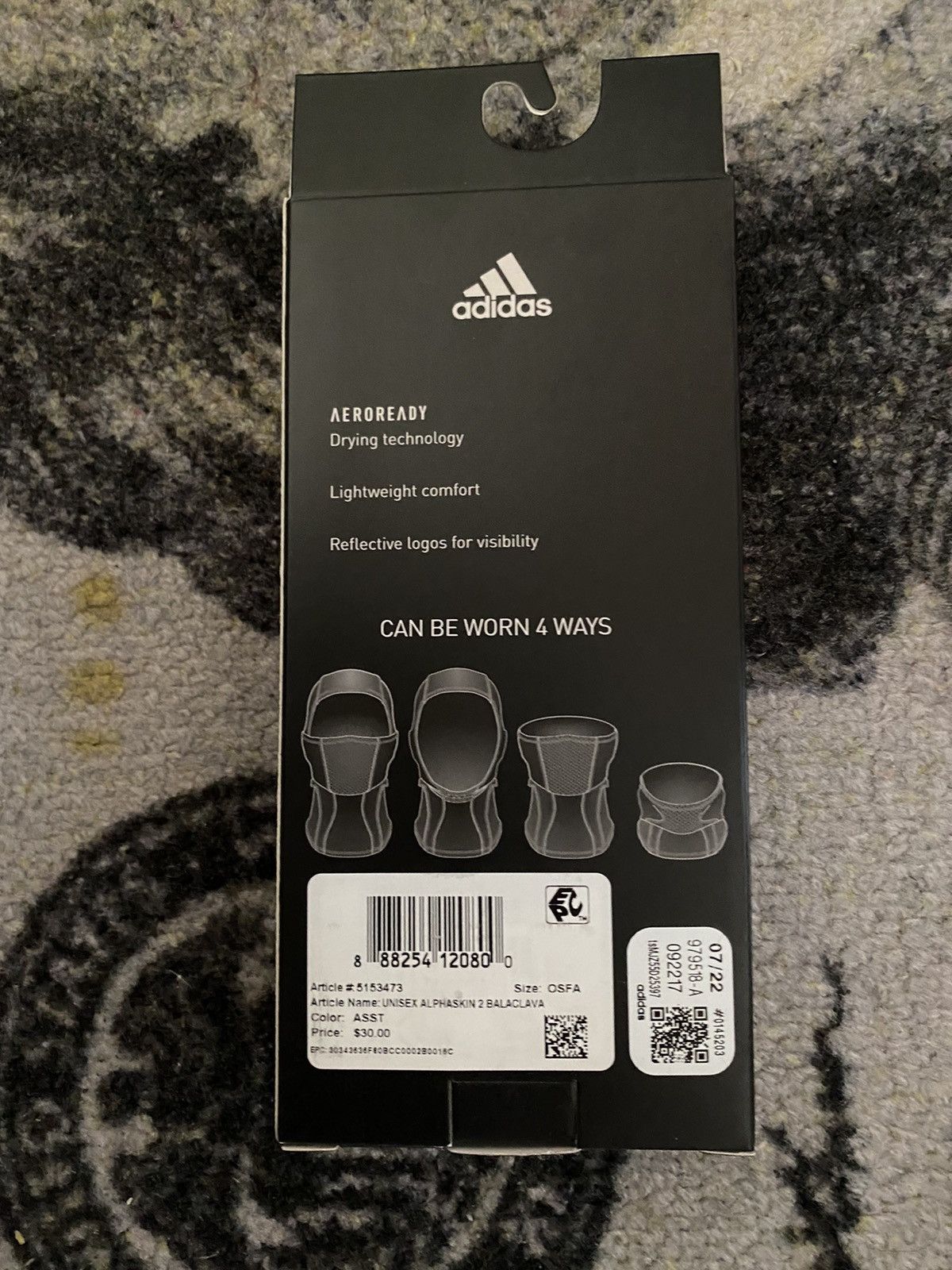 Adidas ADIDAS ALPHASKIN 2 BALACLAVA Size ONE SIZE - 2 Thumbnail