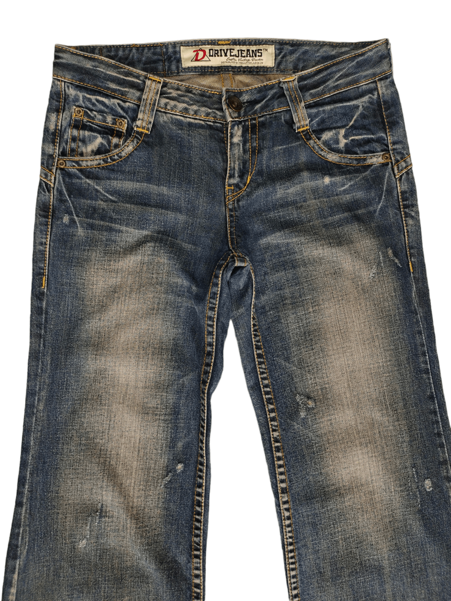 Hysteric Glamour × Undercover Flare Jeans Drive Jeans Distressed Boot Cut Jeans Low Rise Size US 27 - 2 Thumbnail