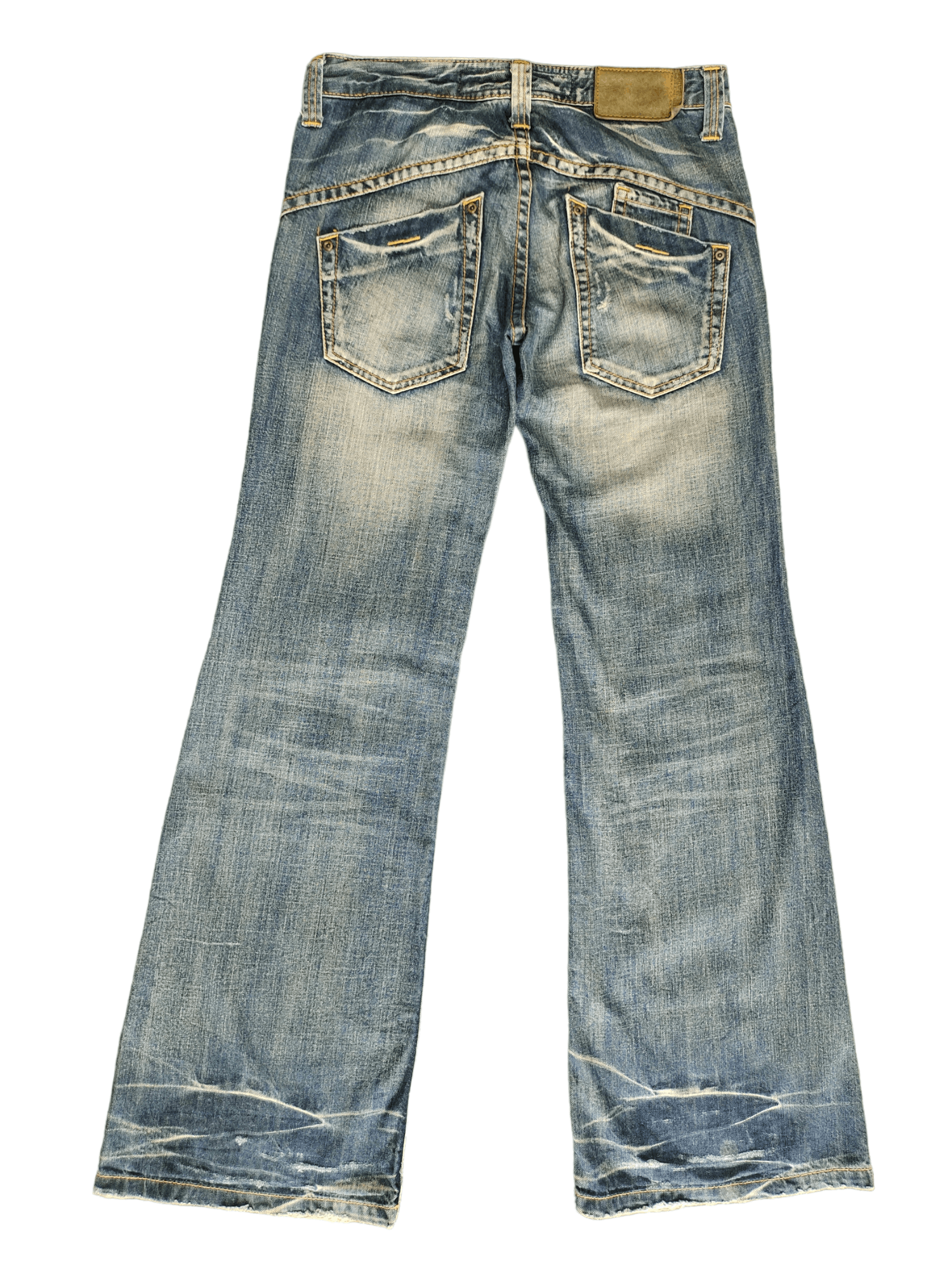 Hysteric Glamour × Undercover Flare Jeans Drive Jeans Distressed Boot Cut Jeans Low Rise Size US 27 - 15 Thumbnail