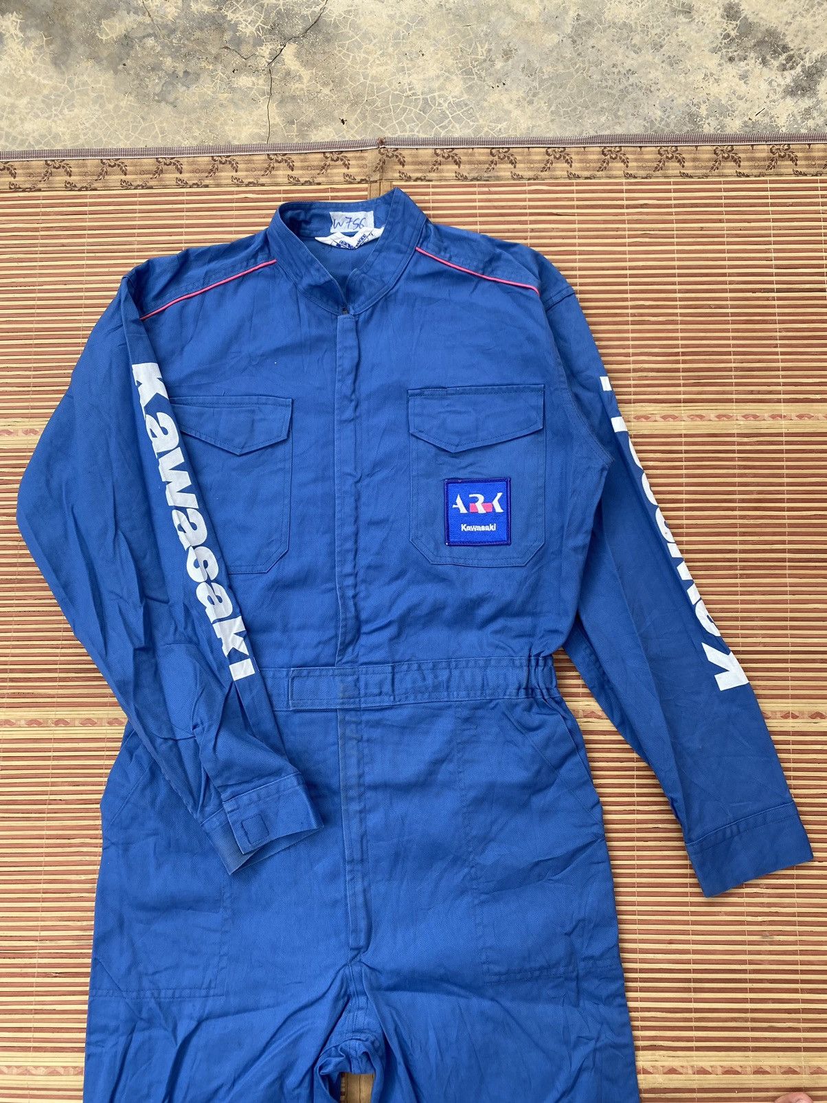 Vintage Vintage Kawasaki Overalls Jumpsuit Size US 34 / EU 50 - 1 Thumbnail