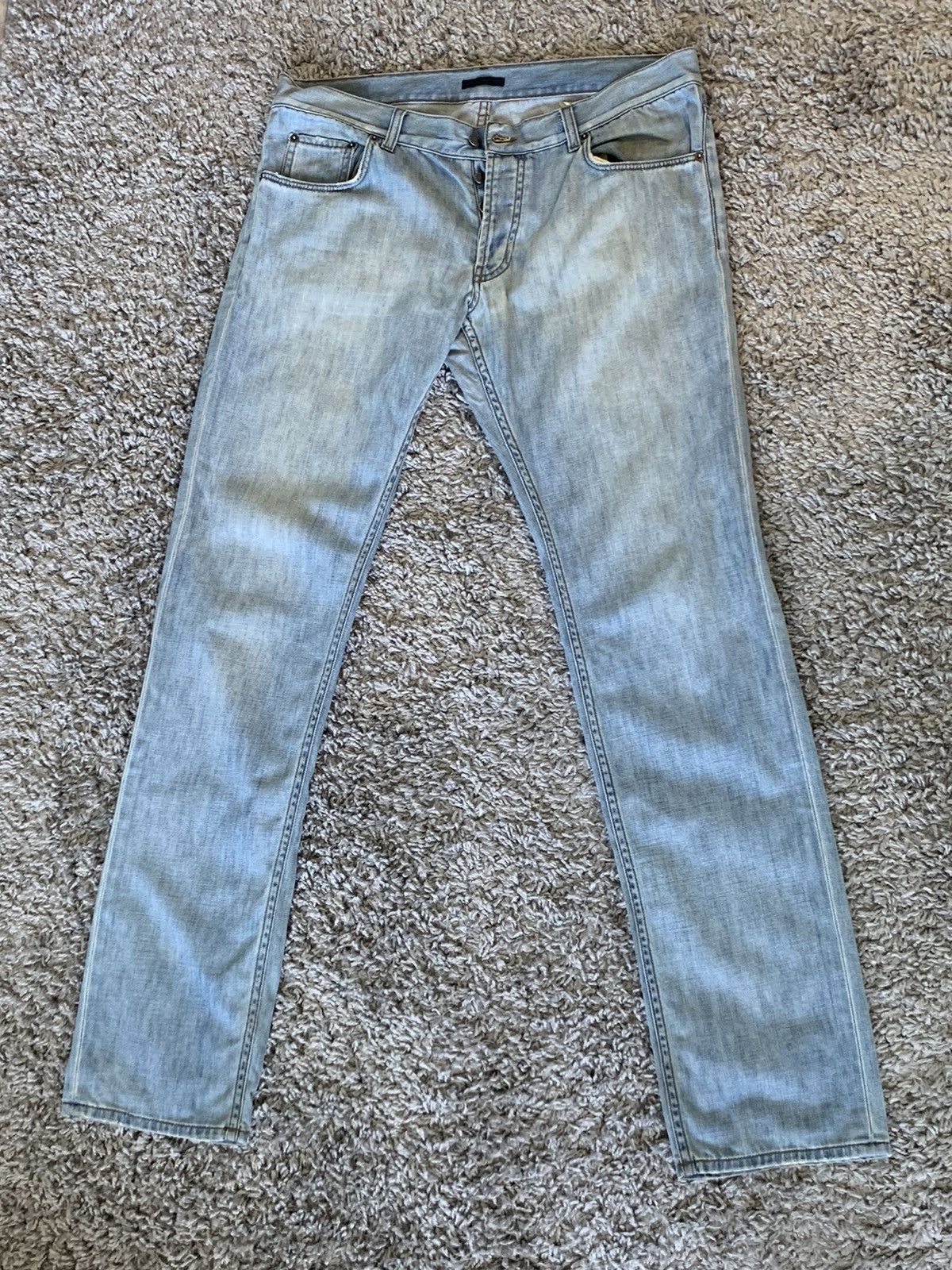 Prada Extremely rare Prada pure Indigo jeans Size US 35 - 4 Thumbnail