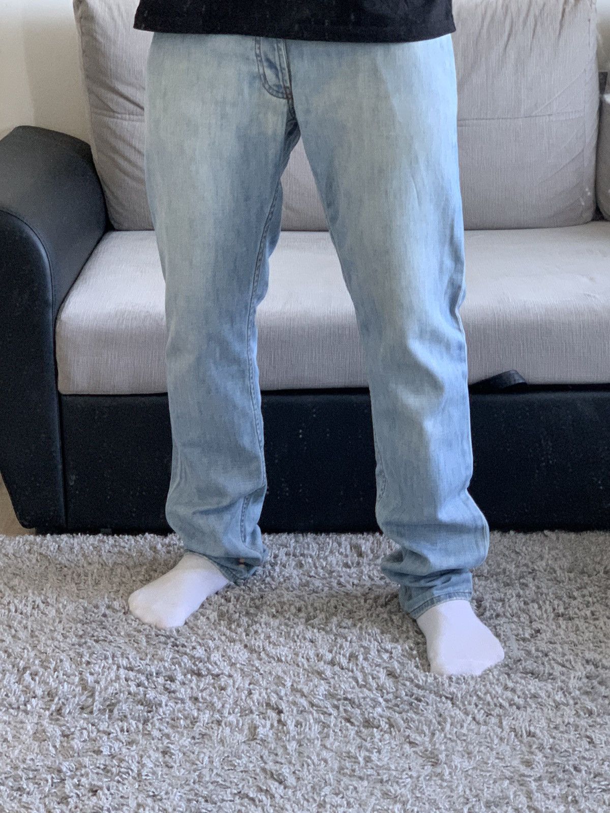 Prada Extremely rare Prada pure Indigo jeans Size US 35 - 3 Thumbnail
