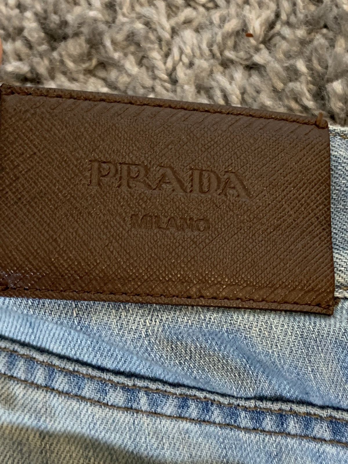 Prada Extremely rare Prada pure Indigo jeans Size US 35 - 6 Thumbnail