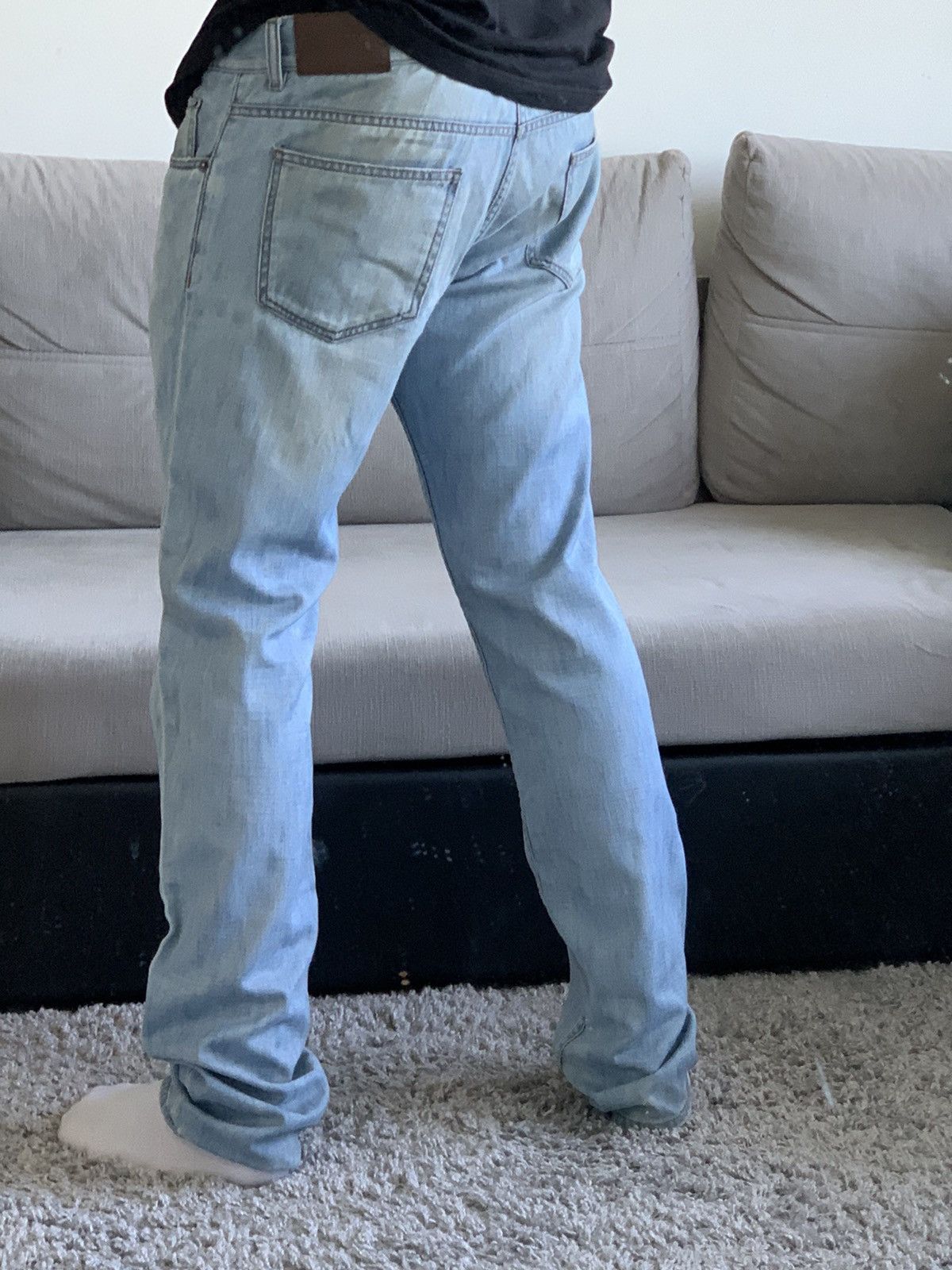 Prada Extremely rare Prada pure Indigo jeans Size US 35 - 2 Thumbnail