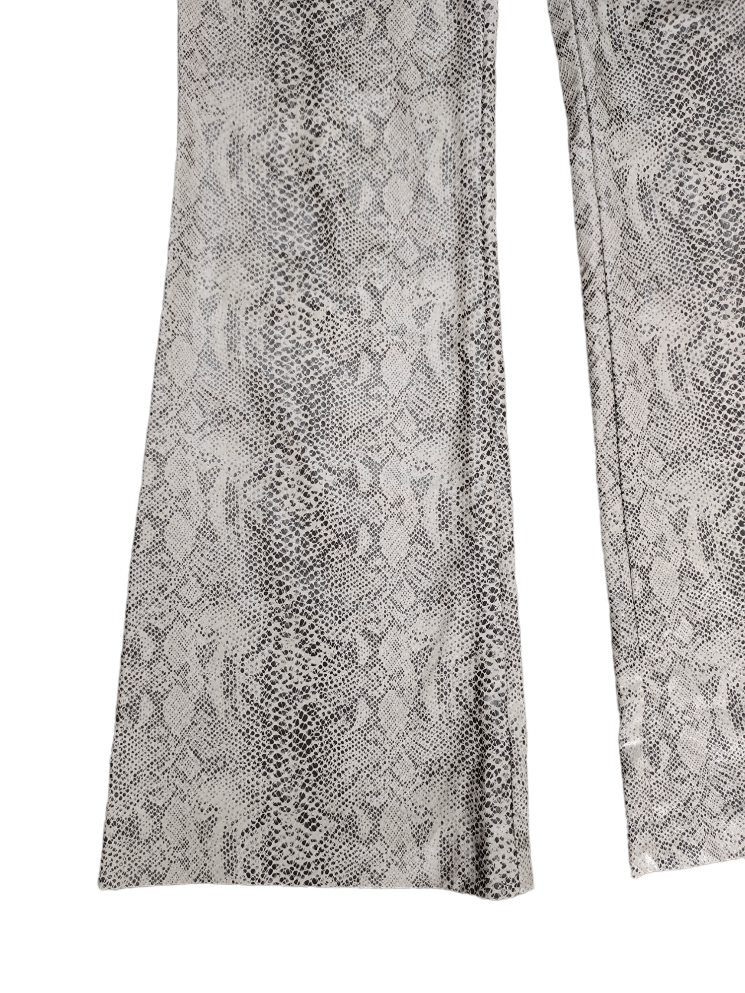 If Six Was Nine Super Flare Pants Python Design Boot Cut y2k Streetwear Size US 27 - 5 Thumbnail