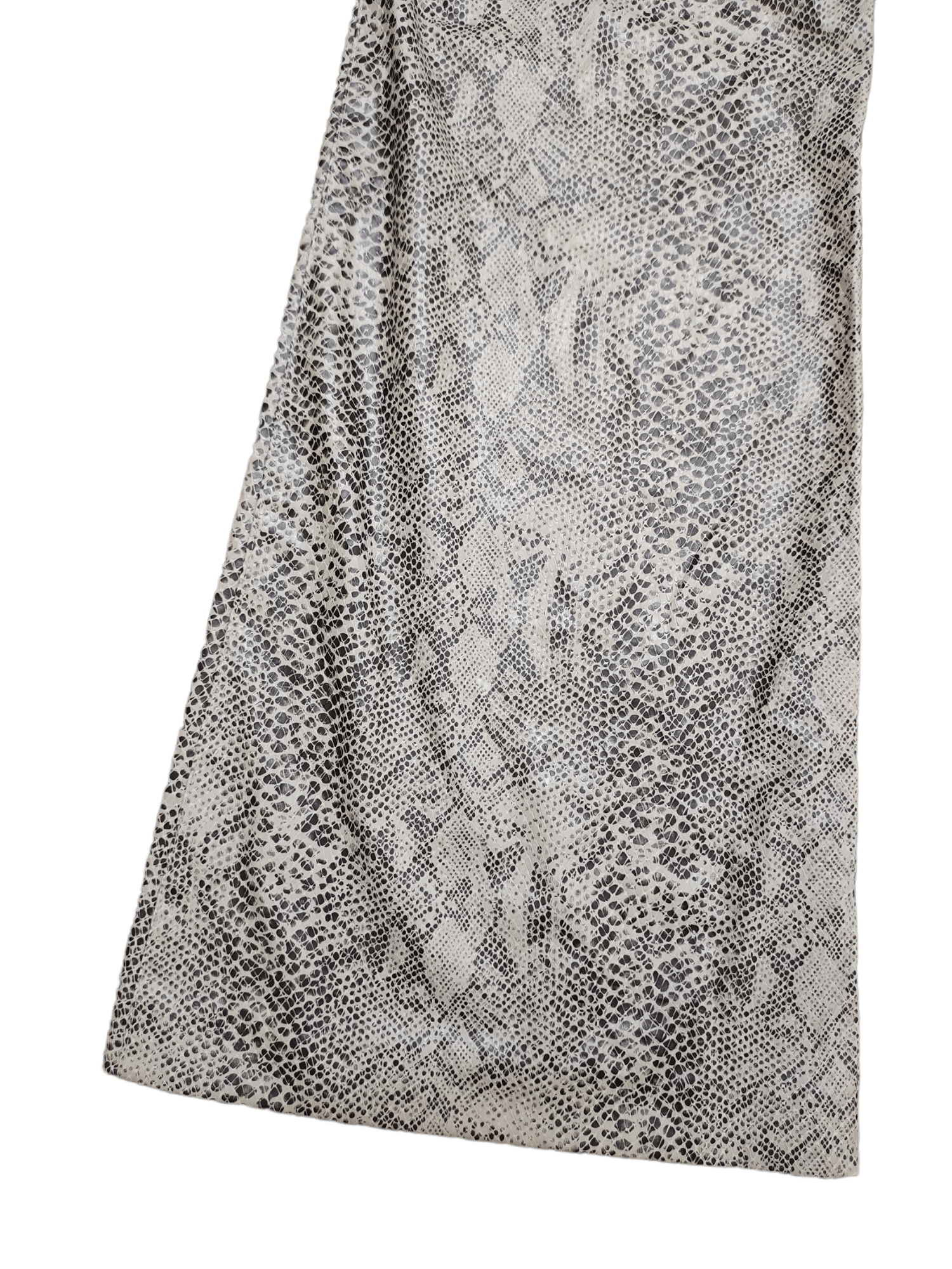 If Six Was Nine Super Flare Pants Python Design Boot Cut y2k Streetwear Size US 27 - 11 Thumbnail