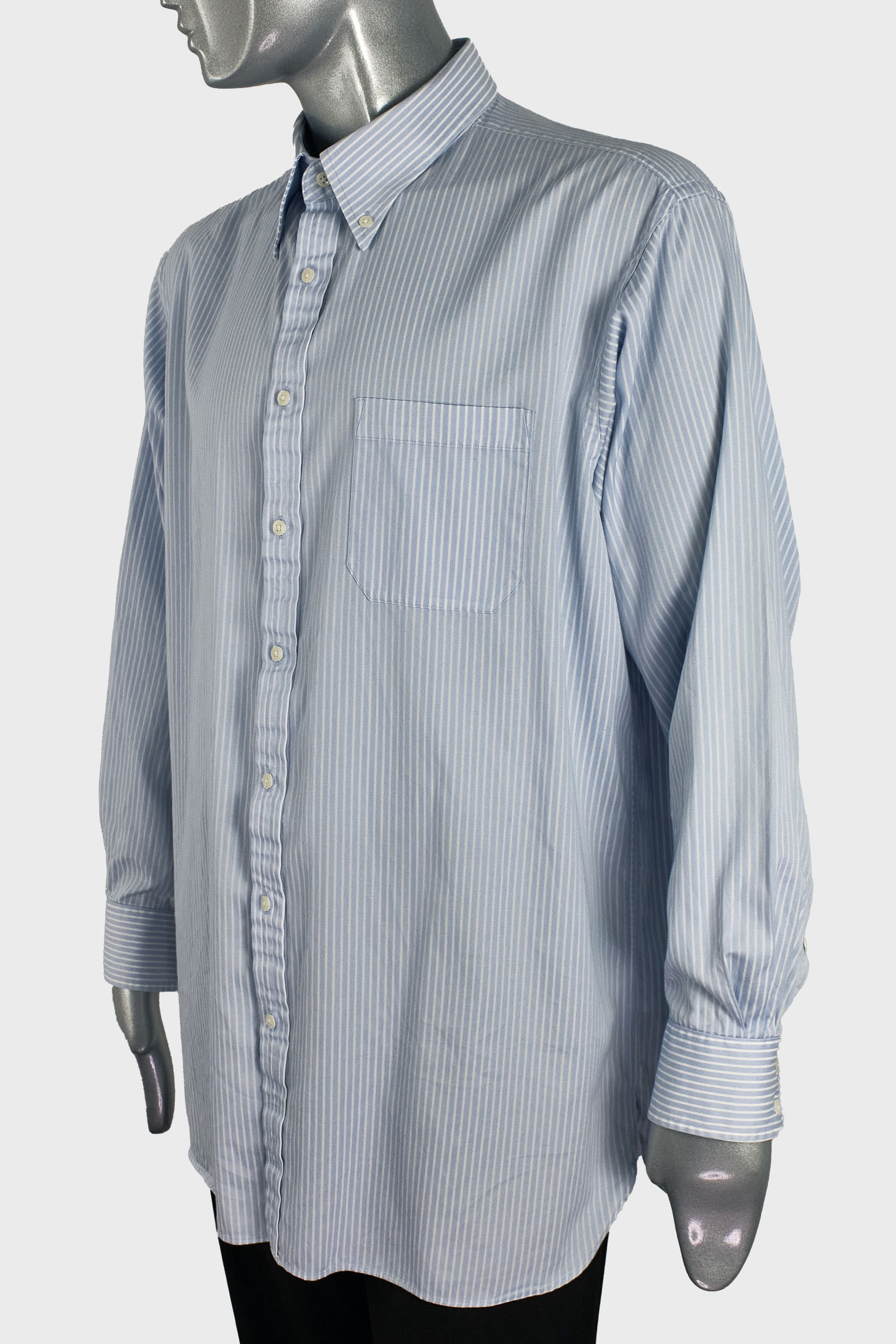 Pink Pink, Thomas Pink men's luxury striped oversized shirt Size US XL / EU 56 / 4 - 4 Thumbnail