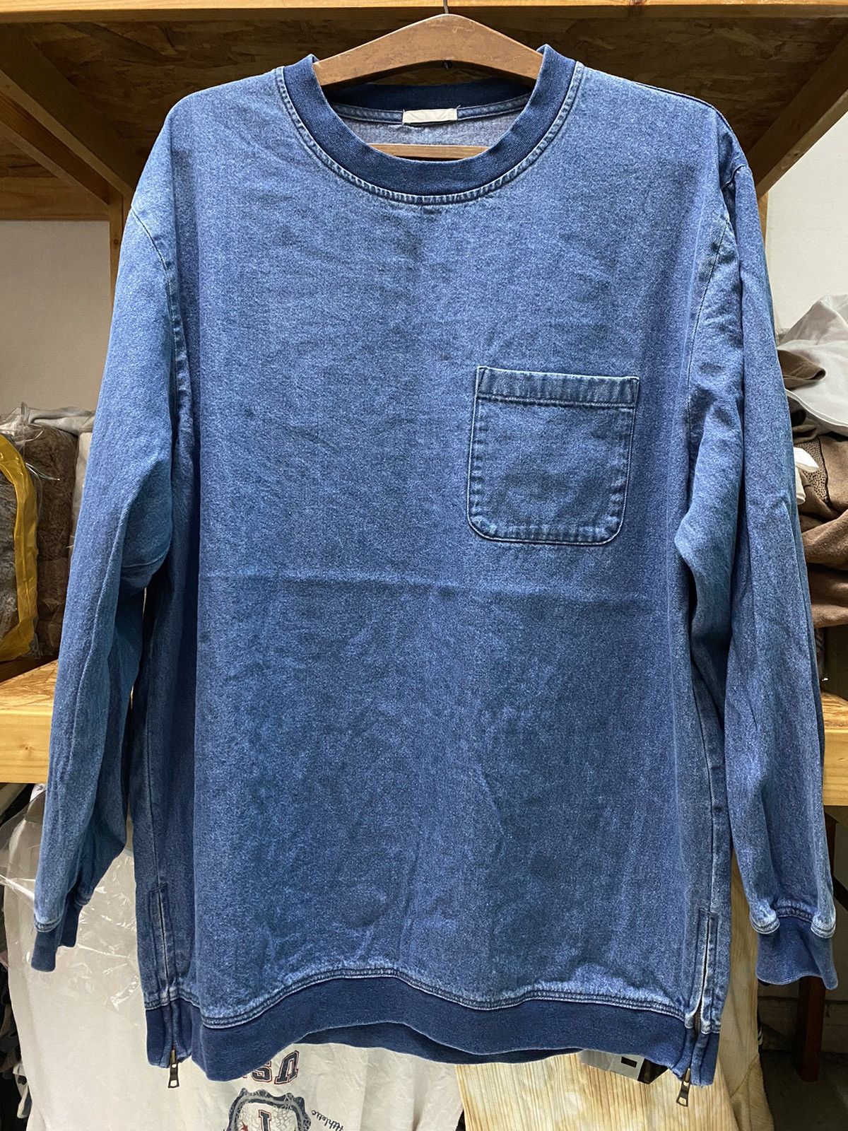 GU GU DENIM LONG SLEEVE Size US L / EU 52-54 / 3 - 1 Thumbnail