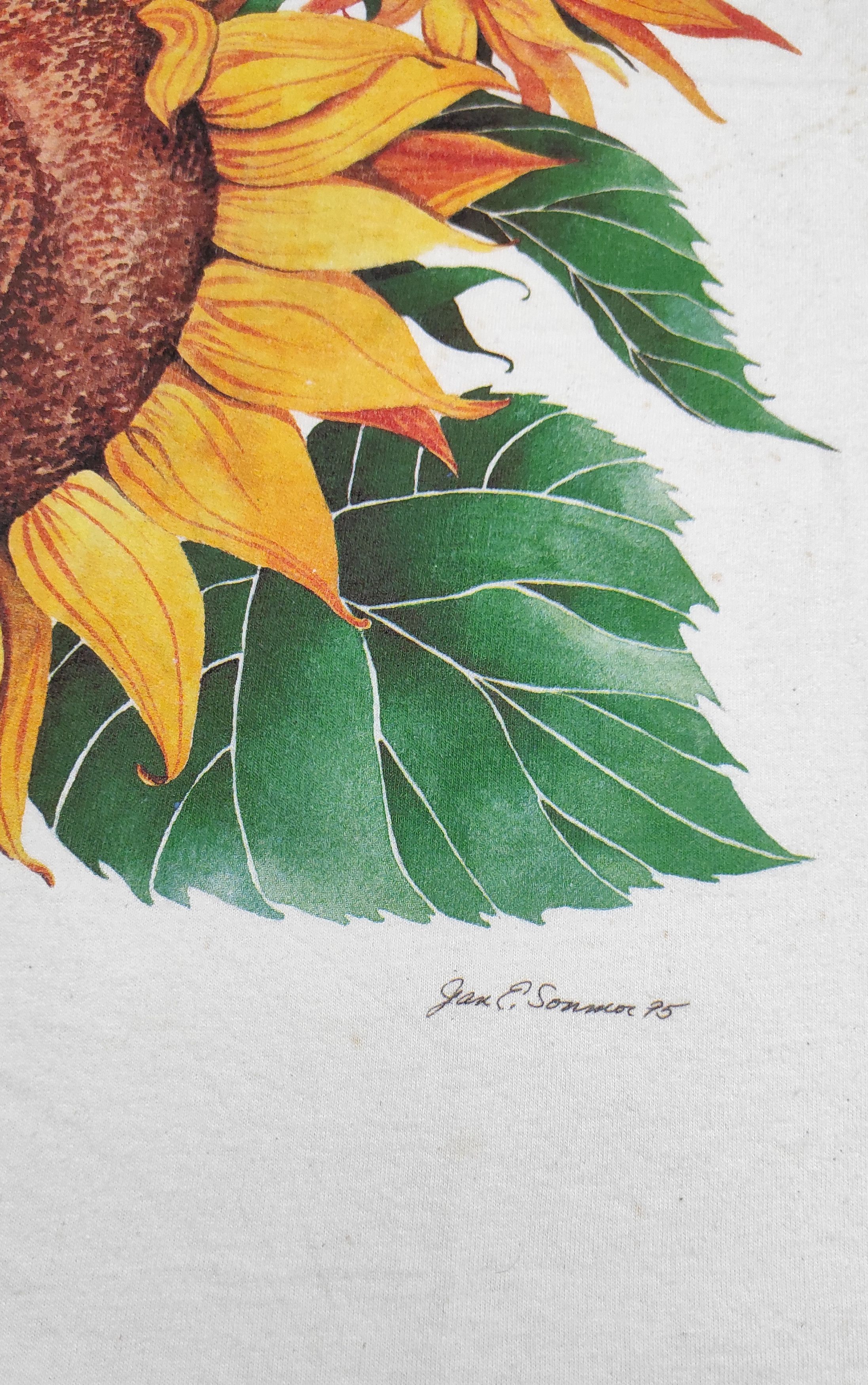 Other Vintage 90's Sunflower Bees and ladybugs artist tee Size US L / EU 52-54 / 3 - 6 Thumbnail