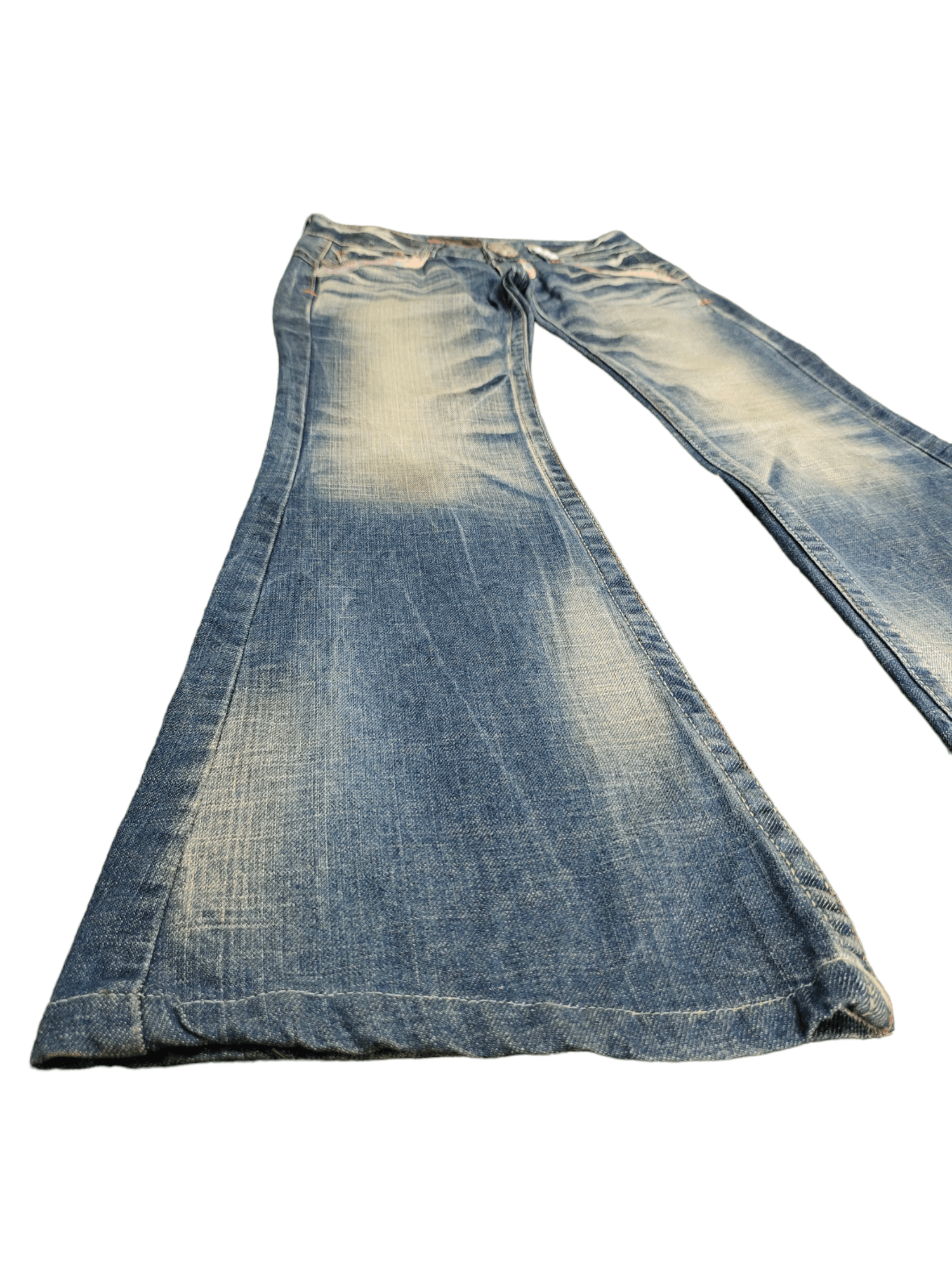 Obelisk Flare Jeans Red Pepper Boot Cut Jeans y2k Low Rise Size US 28 / EU 44 - 16 Thumbnail