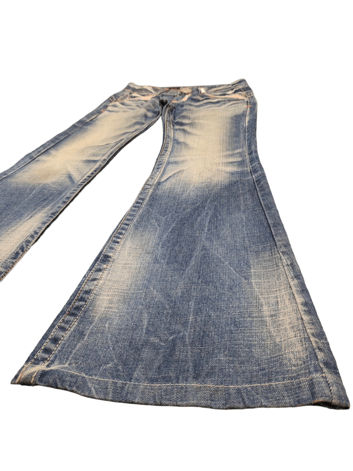 Obelisk Flare Jeans Red Pepper Boot Cut Jeans y2k Low Rise Size US 28 / EU 44 - 17 Thumbnail