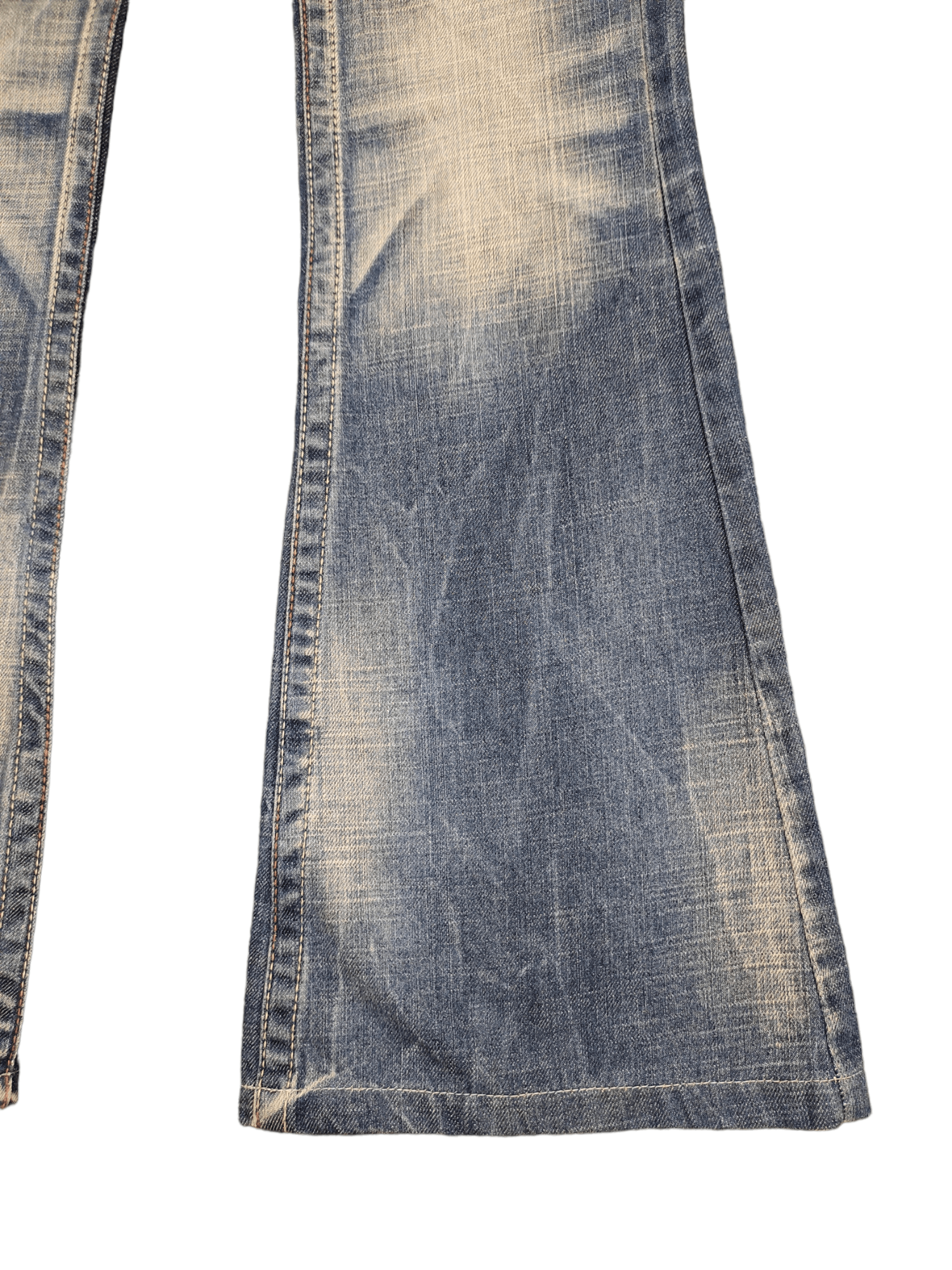 Obelisk Flare Jeans Red Pepper Boot Cut Jeans y2k Low Rise Size US 28 / EU 44 - 15 Thumbnail