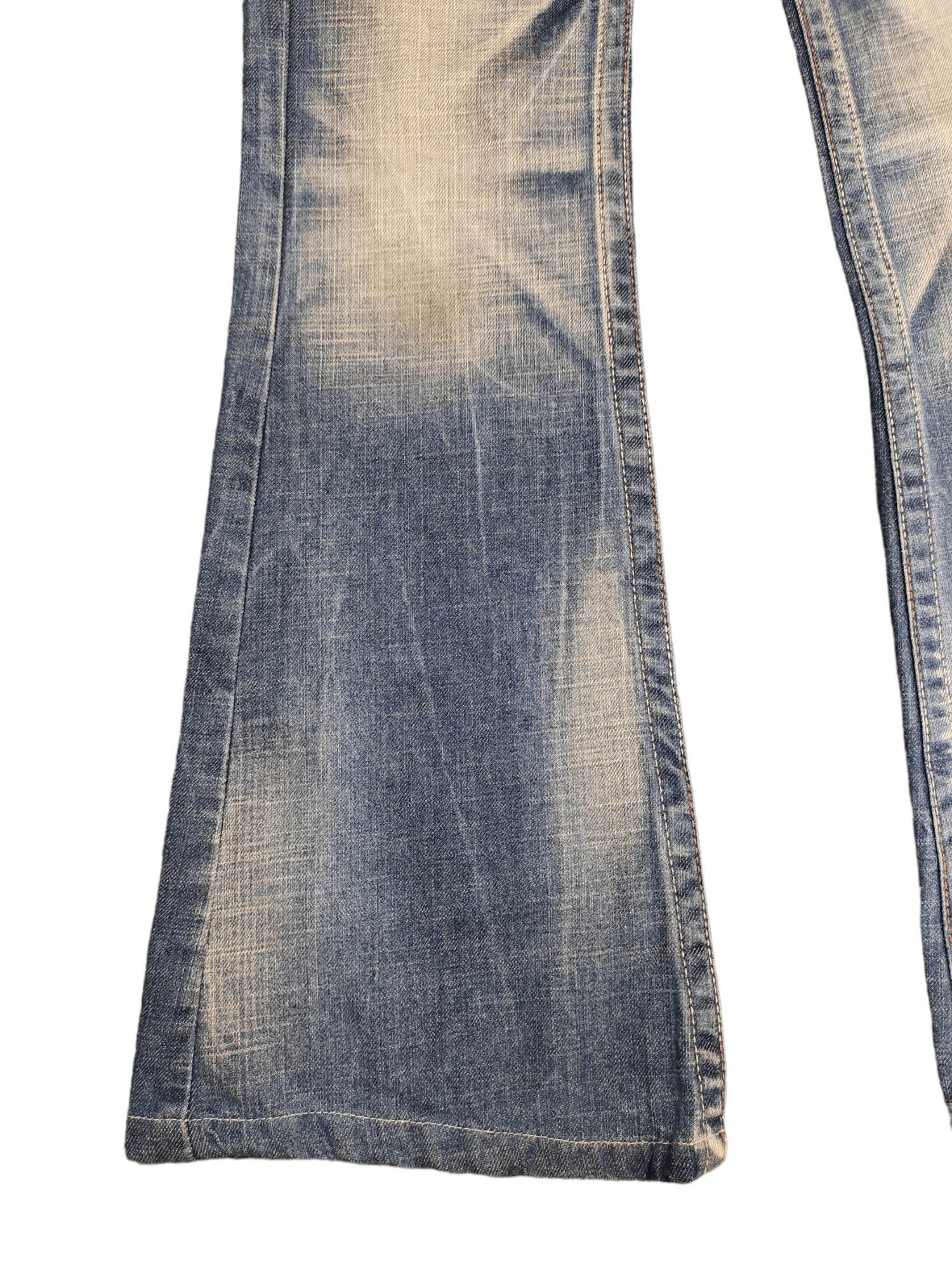 Obelisk Flare Jeans Red Pepper Boot Cut Jeans y2k Low Rise Size US 28 / EU 44 - 14 Thumbnail