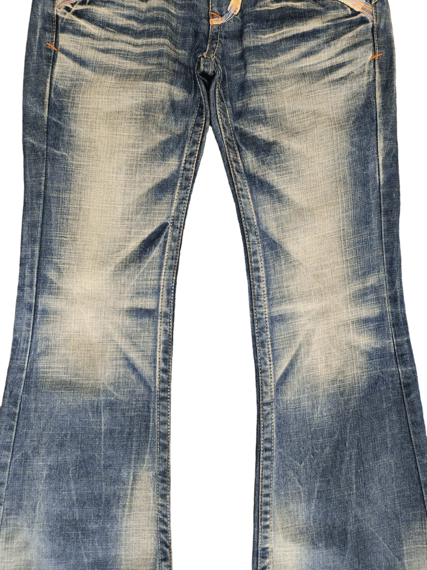 Obelisk Flare Jeans Red Pepper Boot Cut Jeans y2k Low Rise Size US 28 / EU 44 - 13 Thumbnail