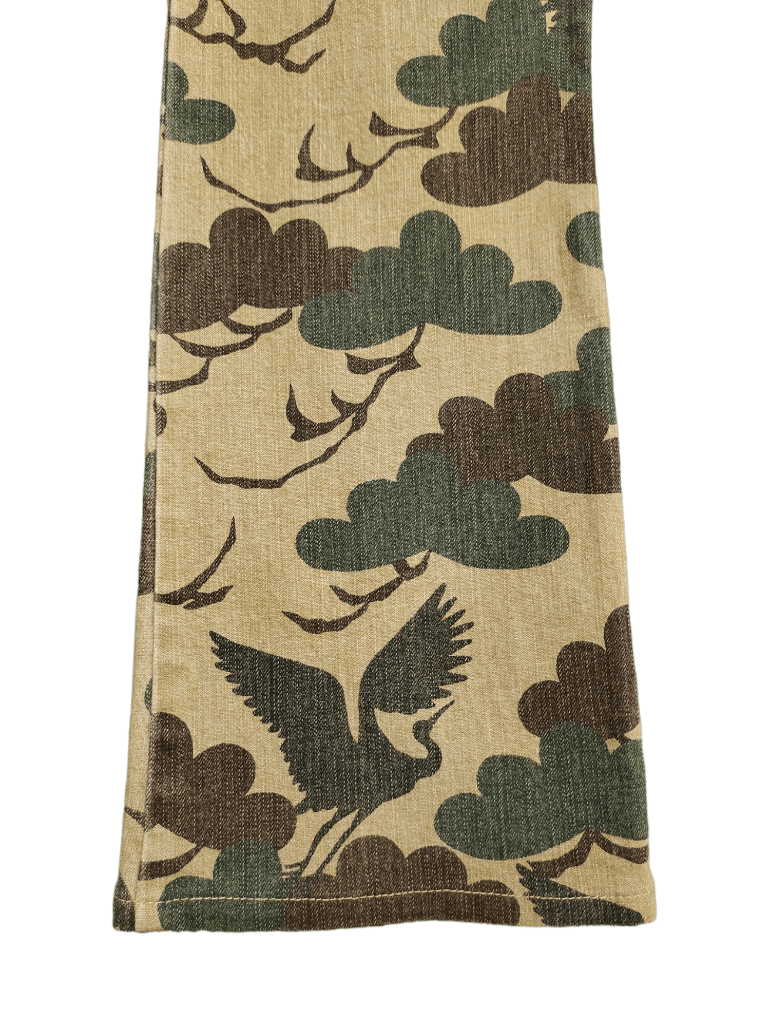 Hysteric Glamour Flare Pants Crane Bird Camo Boot Cut Pants y2k Low Rise Size US 28 / EU 44 - 12 Thumbnail