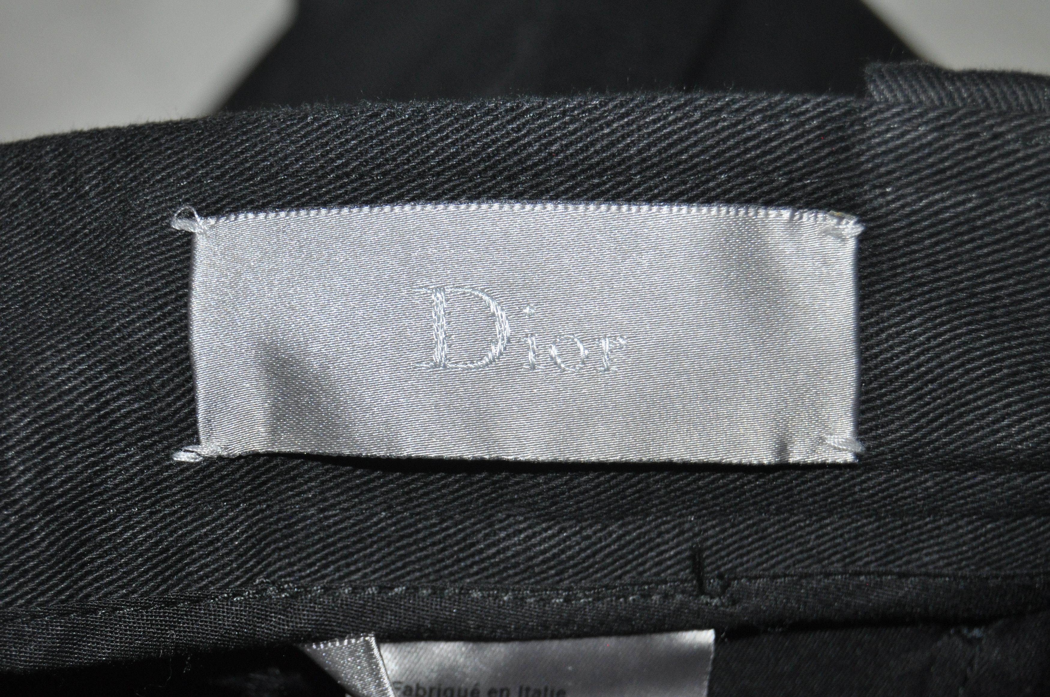 Dior × Hedi Slimane Dior - Hedi Slimane - F/W 06 - Cotton-Twill Trousers Size US 28 / EU 44 - 7 Thumbnail