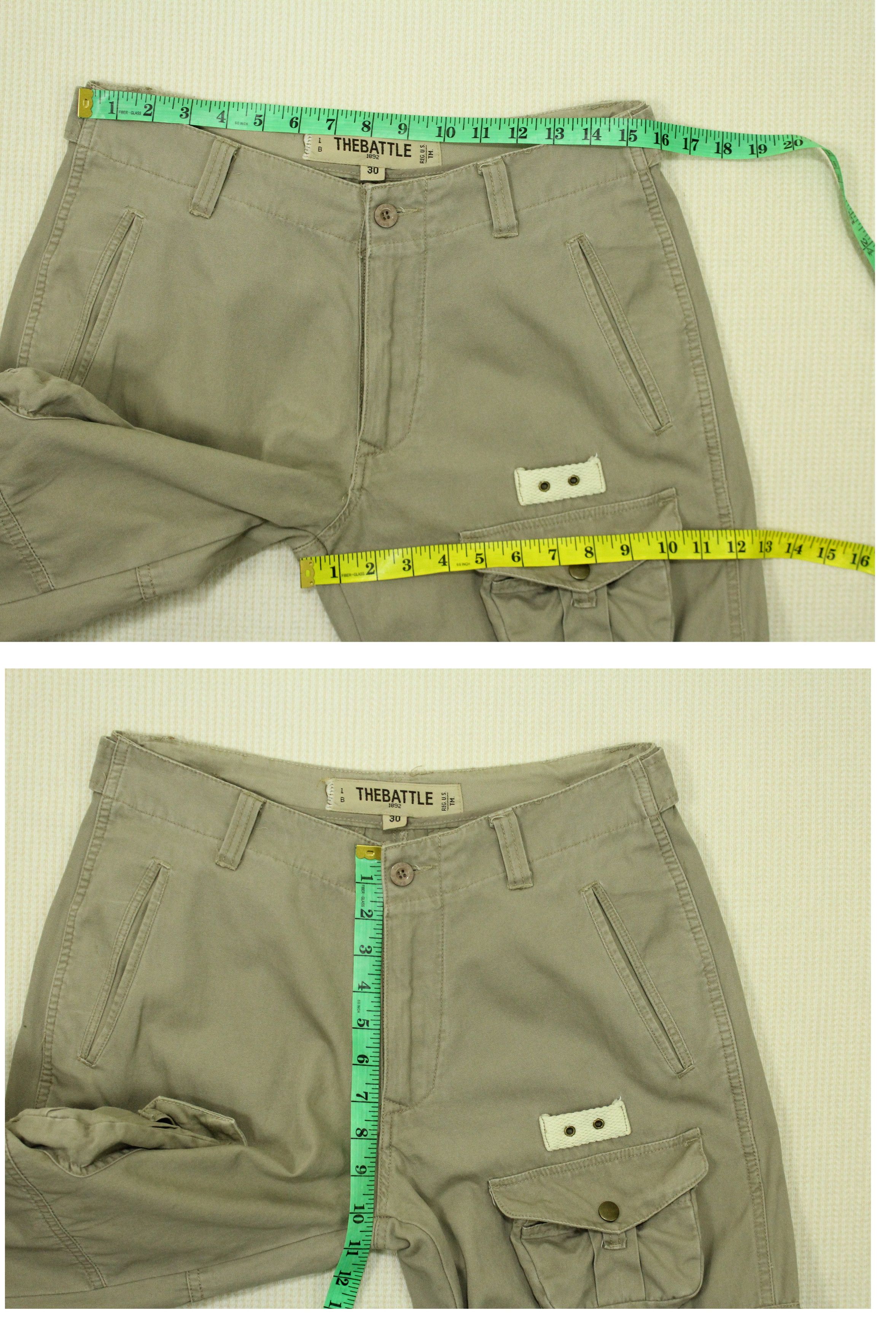 Japanese Brand Style Pockets THE BATTLE Pants Cargos Utility Skater Raver Size US 40 / EU 56 - 16 Thumbnail