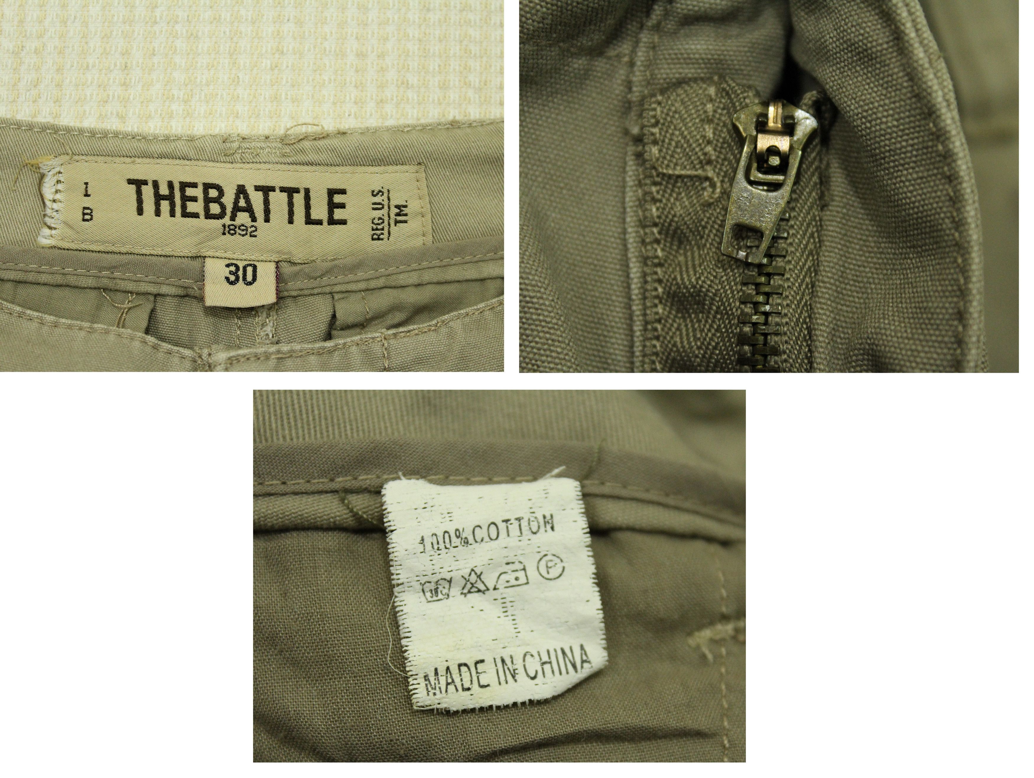 Japanese Brand Style Pockets THE BATTLE Pants Cargos Utility Skater Raver Size US 40 / EU 56 - 15 Thumbnail