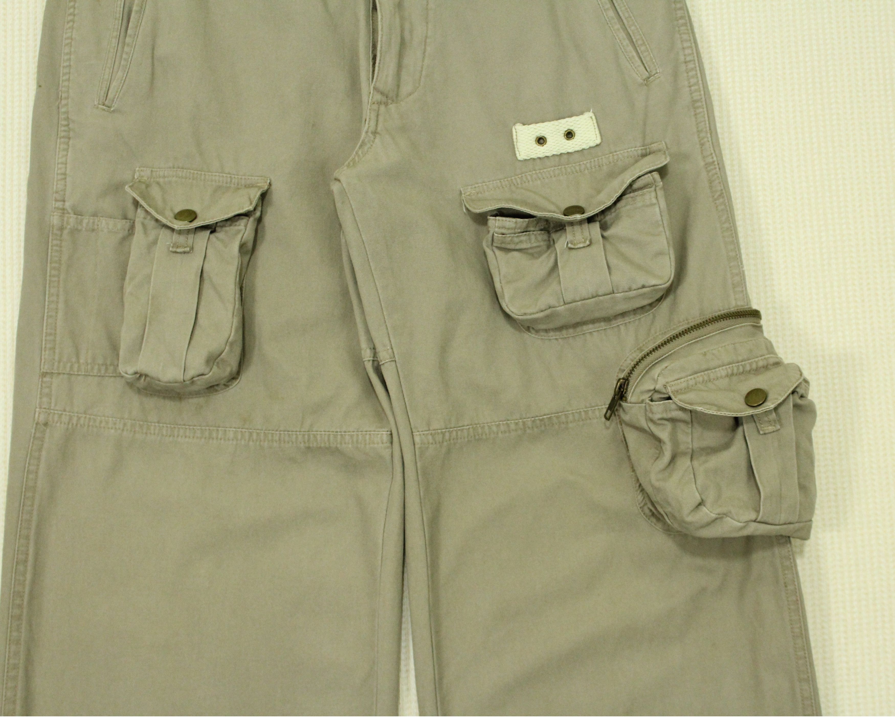 Japanese Brand Style Pockets THE BATTLE Pants Cargos Utility Skater Raver Size US 40 / EU 56 - 5 Thumbnail