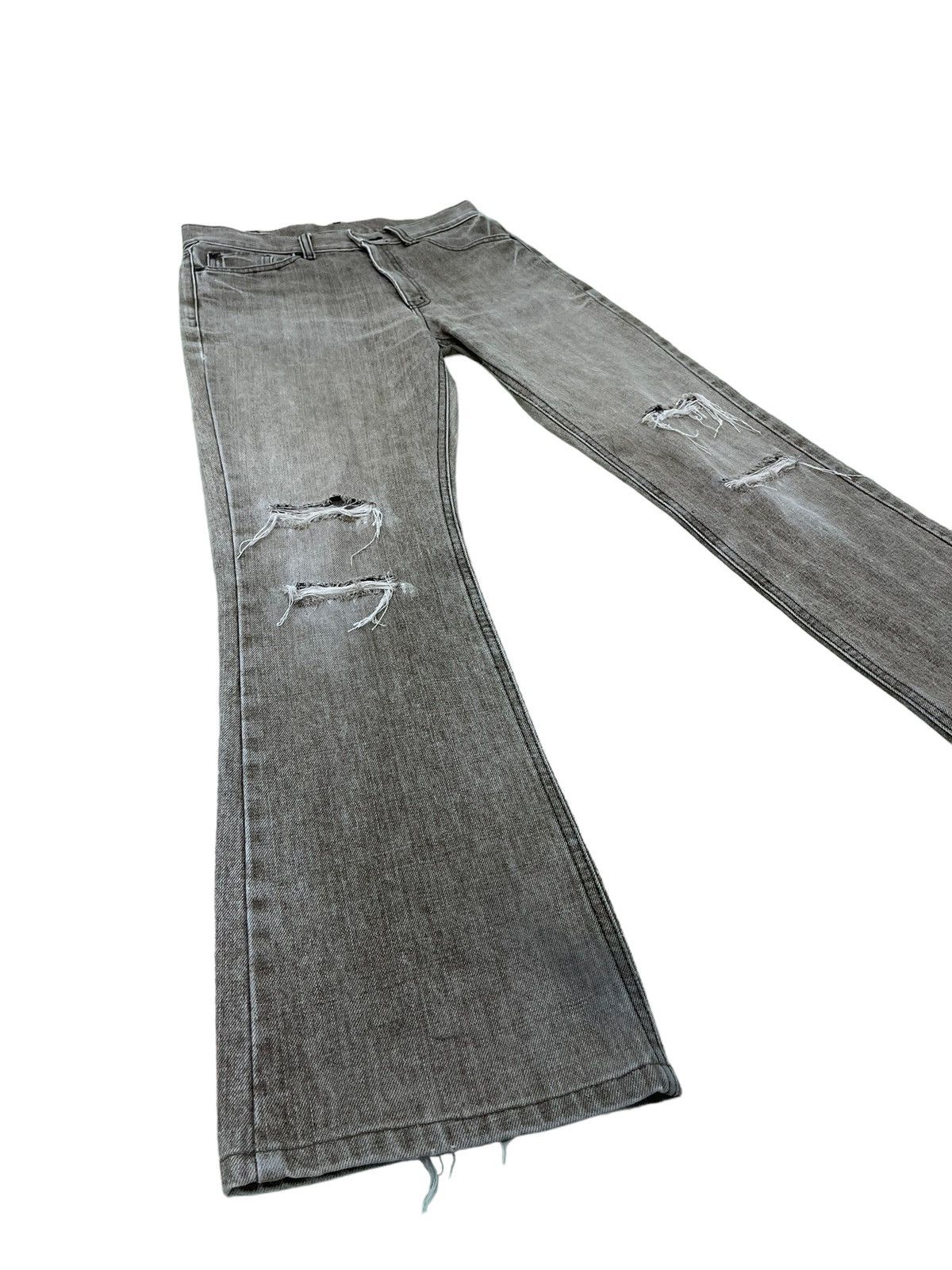 Japanese Brand Flare Jeans Bobson Japan Distress Denim Boot Cut 5🟦5 Size US 30 / EU 46 - 1 Thumbnail